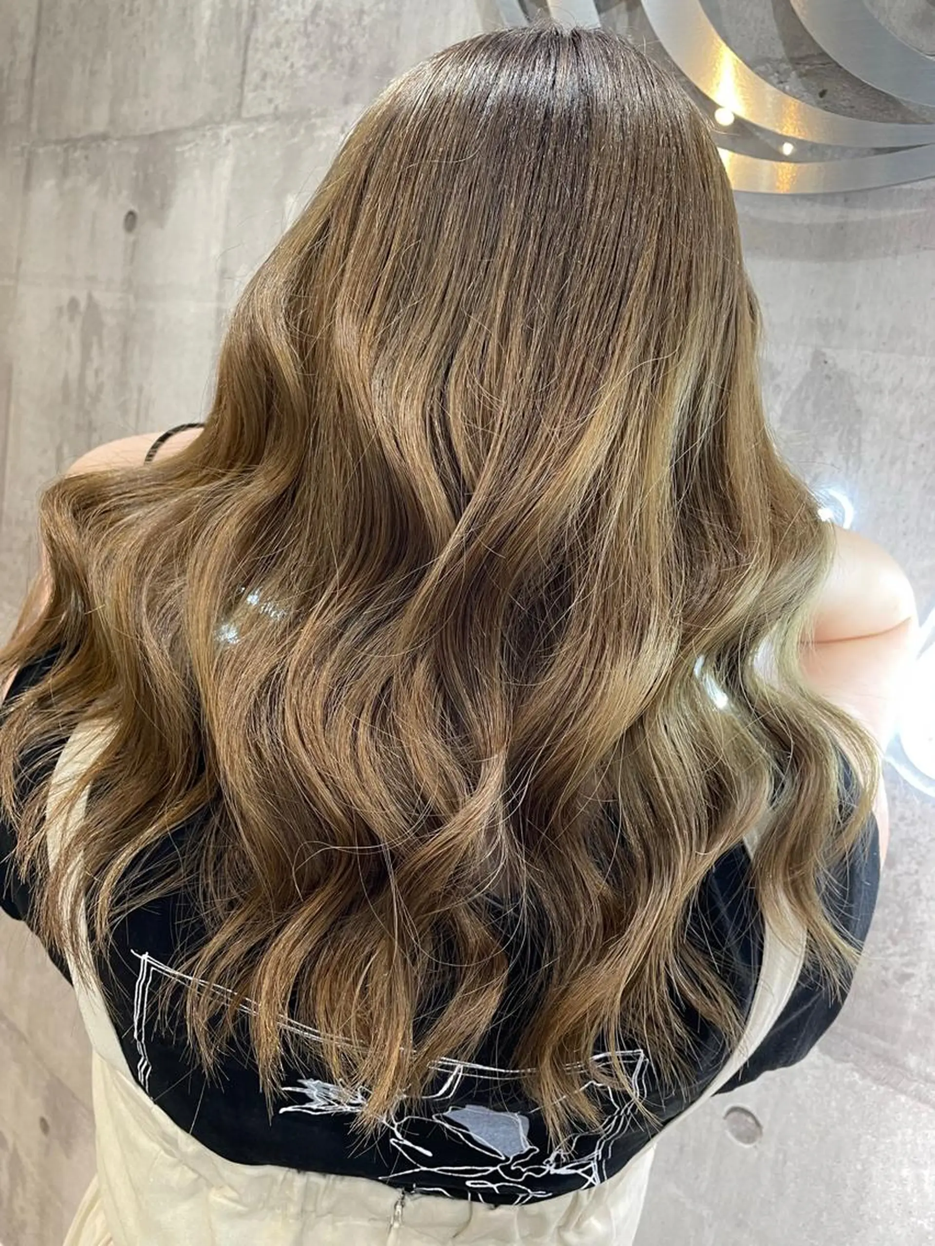 ロング カラー パーマ ヘアアレンジ メンズ キッズ ネイル マツエク・マツパ アイブロウ 🧸レイヤー/韓国/ 艶髪/ひなたまる🧸のヘアスタイル