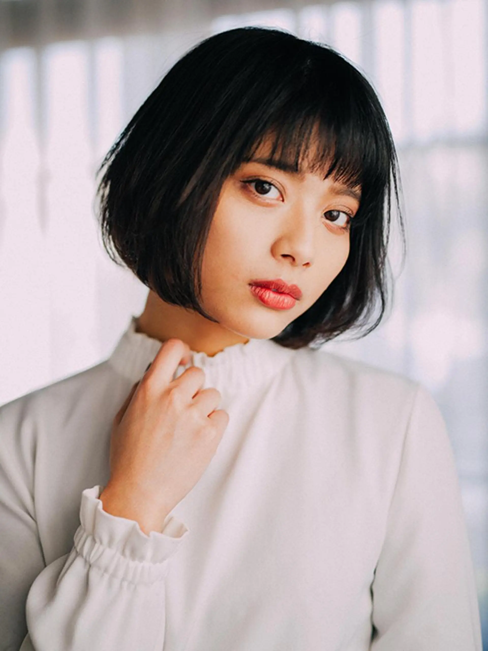 ショート カラー ボブ 相武台ショート特化 💐川崎希💐のヘアスタイル