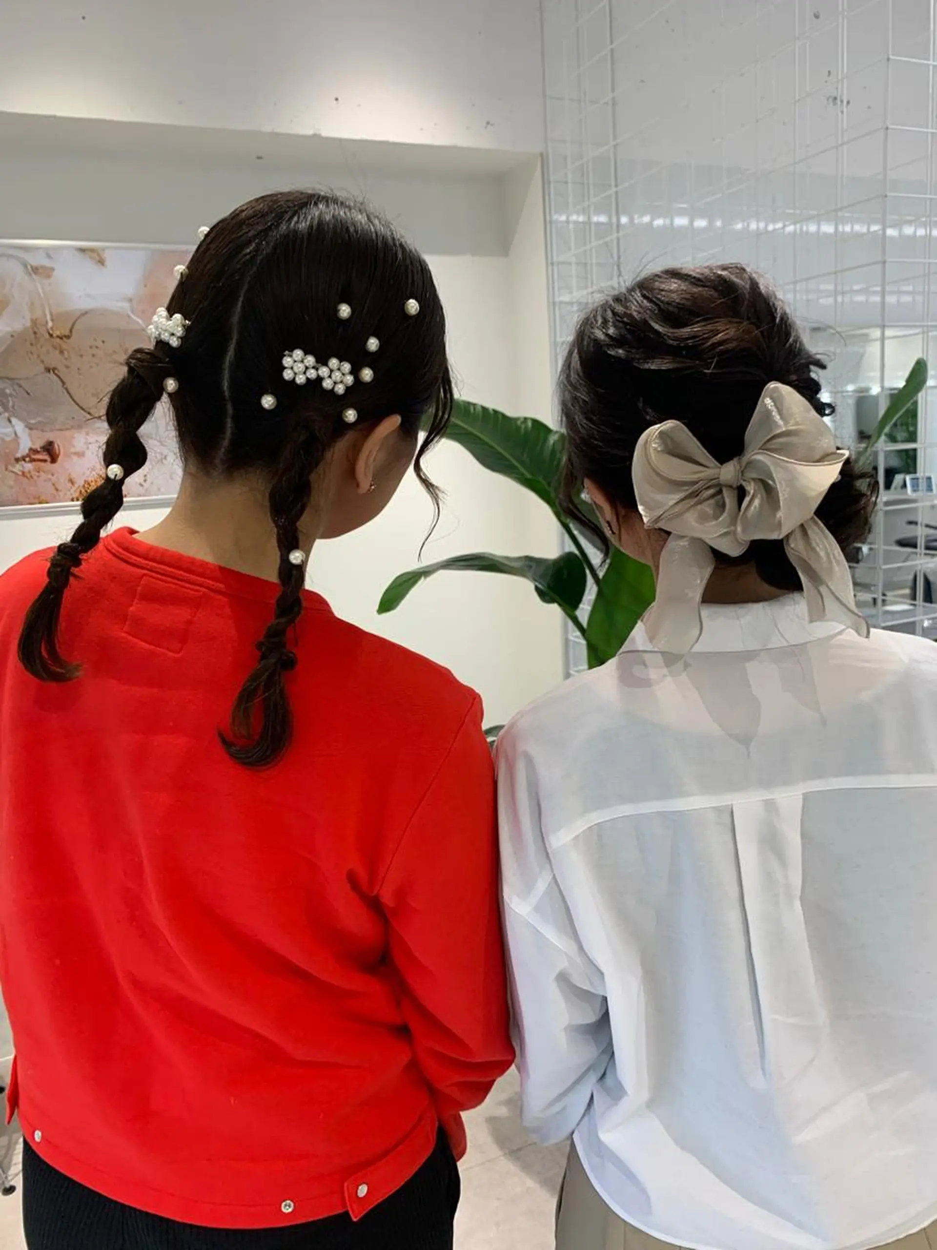 ロング カラー ヘアアレンジ 卒業式ヘアセット🎀 ヘアアレンジのヘアスタイル