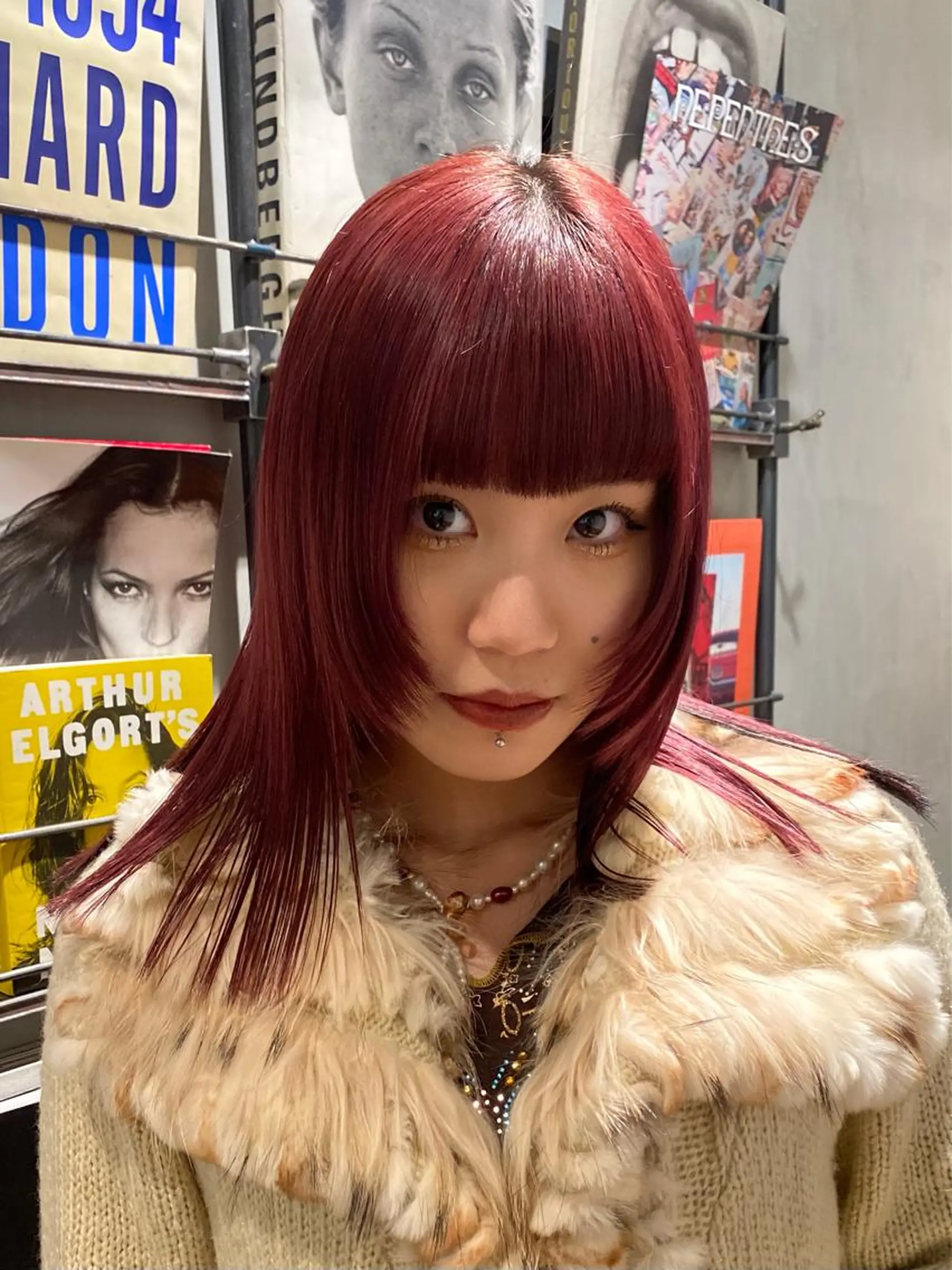 セミロング カラー デザイン/アレンジ ❤︎イシイレイのヘアスタイル