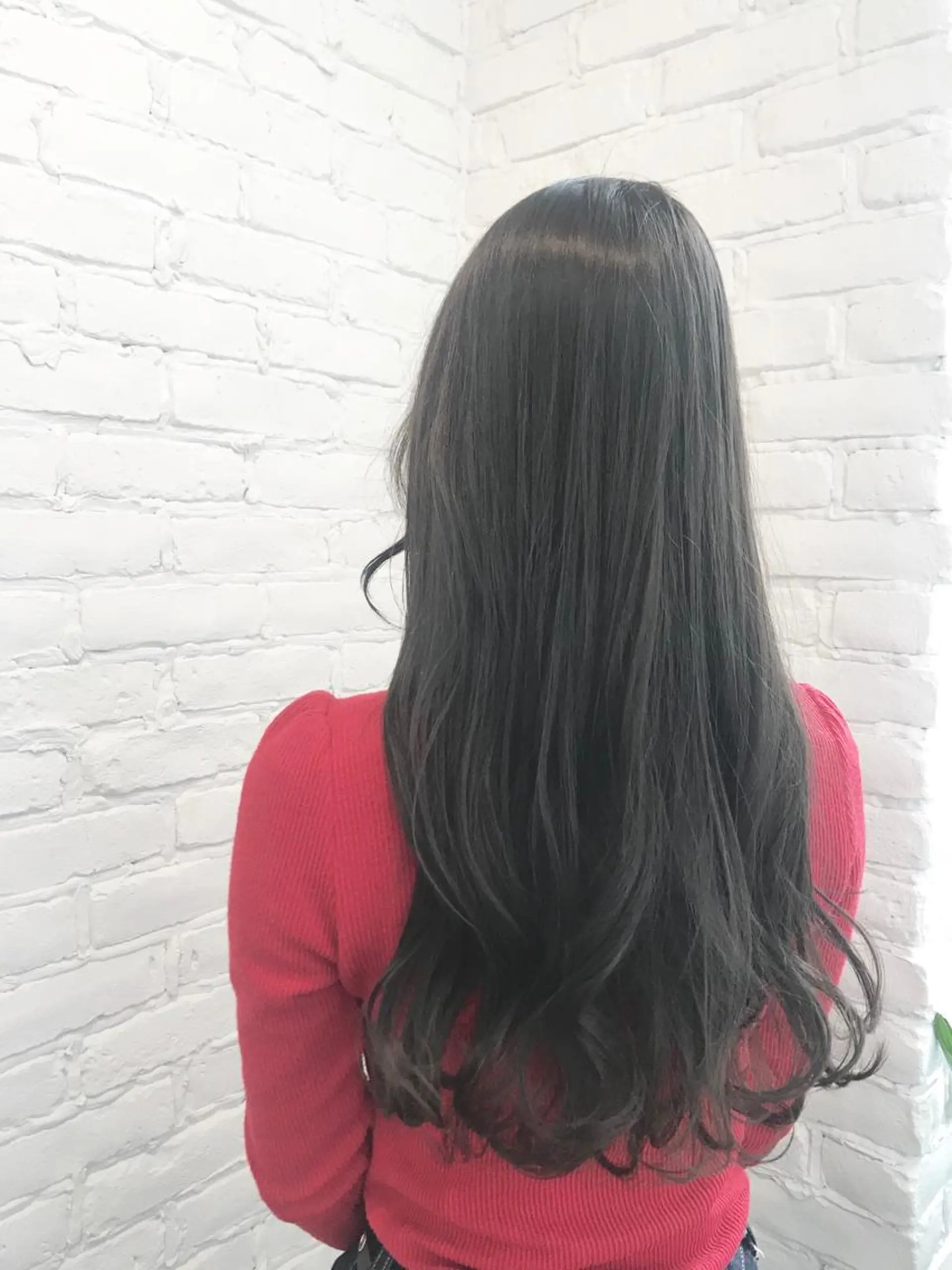 ロング カラー いけだ ひかり ハイライトくびれヘアのヘアスタイル