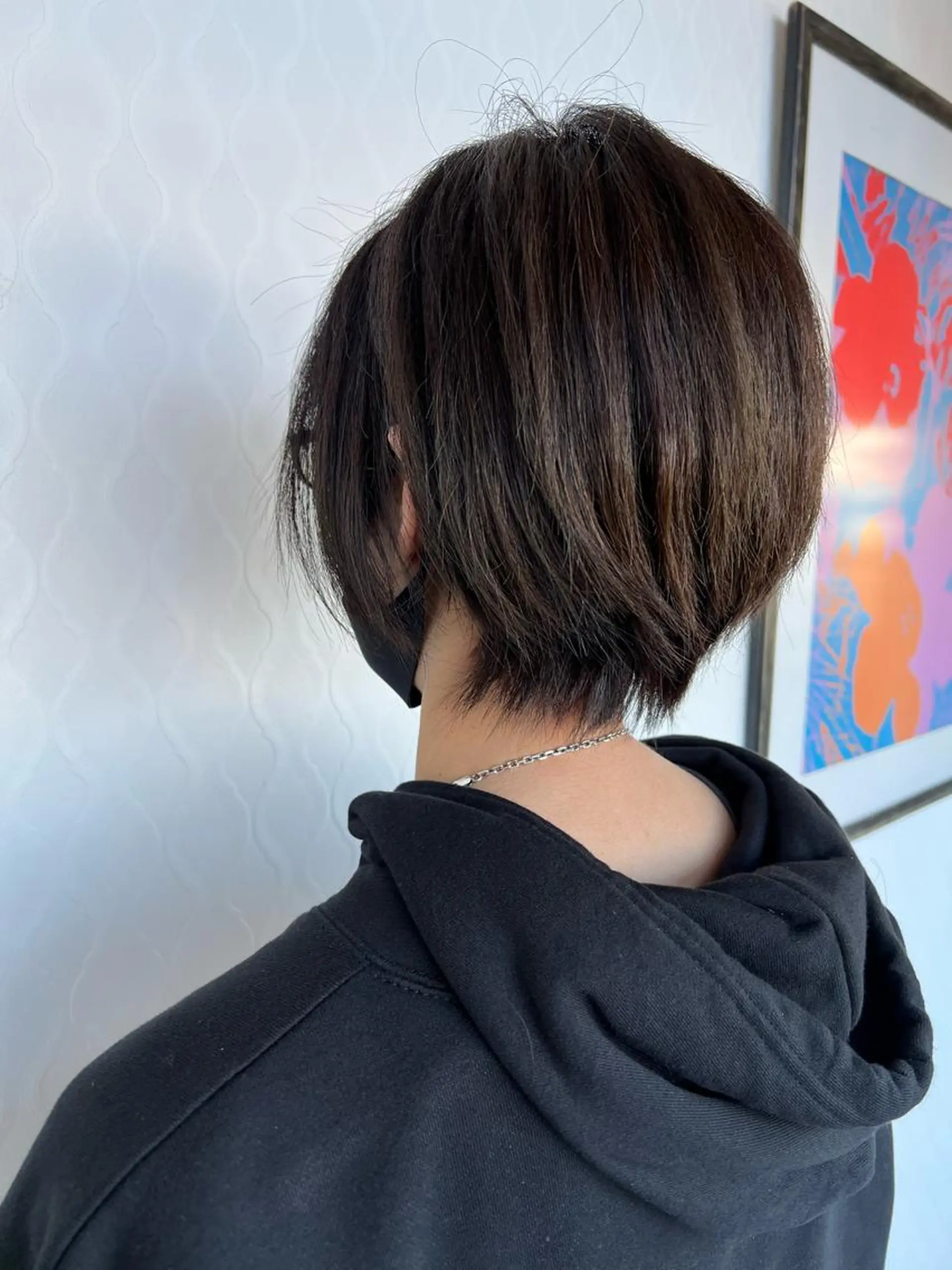 ショート ショートボブ ボブ ショートヘア 大石 祐那のヘアスタイル