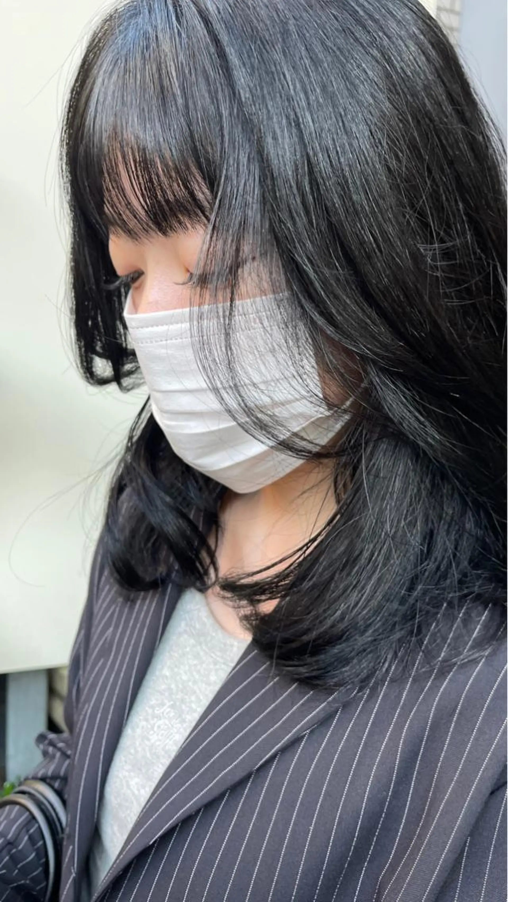 セミロング ヘアカラー ano @anomukuiのヘアスタイル