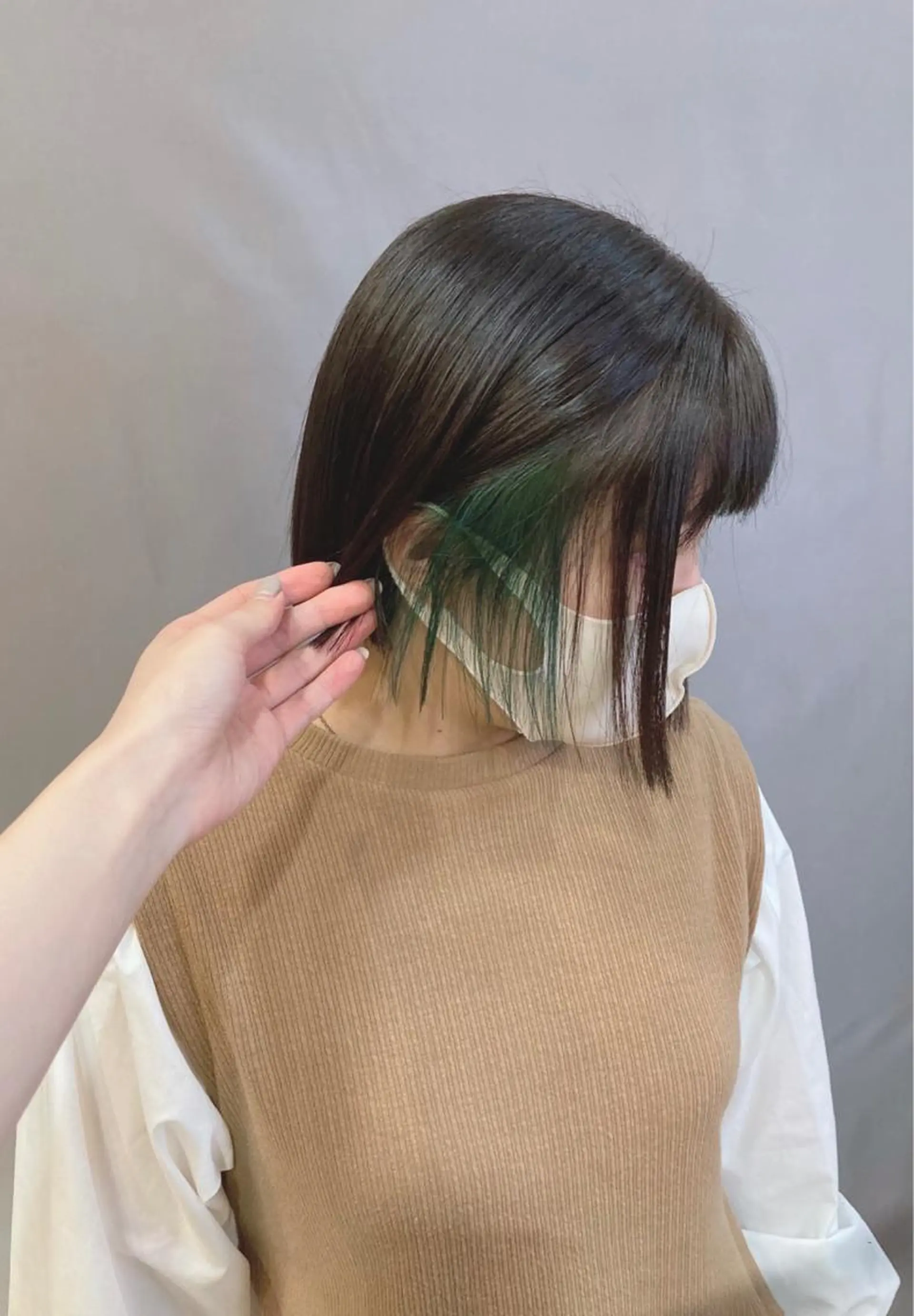 ショート カラー ヘアカラー 宮原 佳苗のヘアスタイル