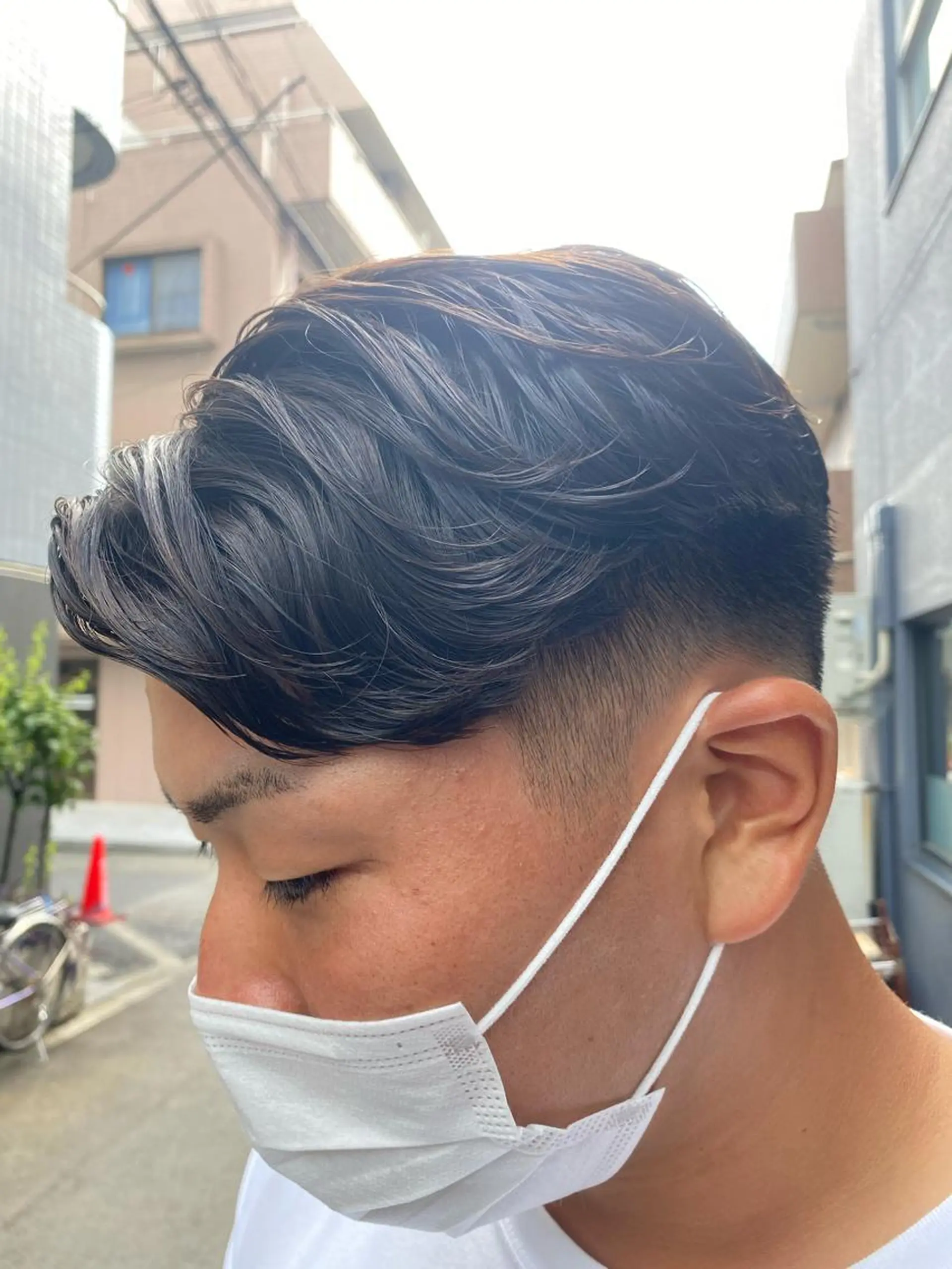 パーマ メンズ カット パーマ ヘアセット メンズブリーチカラー /パーマ ごーた立川のヘアスタイル