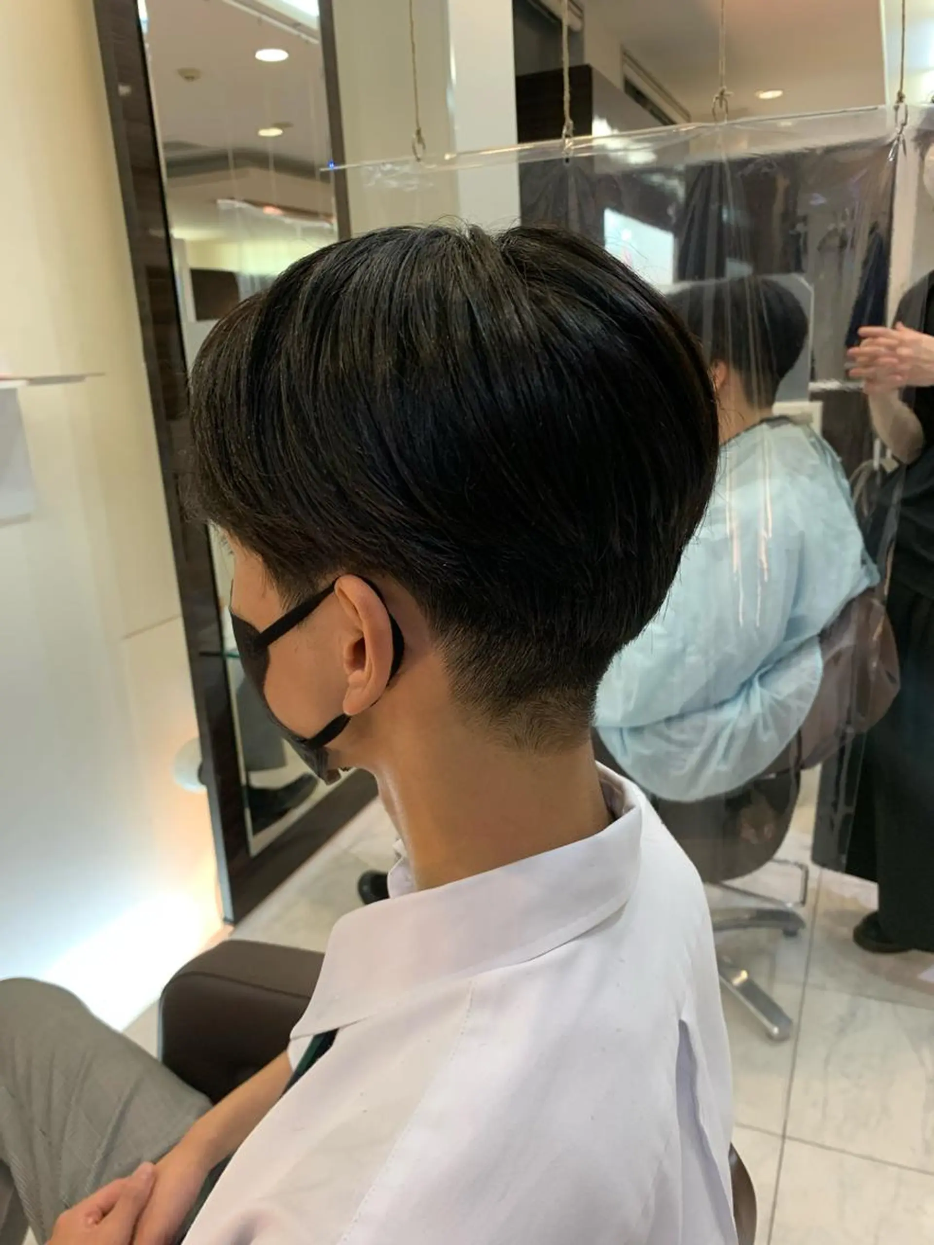 ショート メンズ カット RIKA💙パーマ 艶カラー💙のヘアスタイル