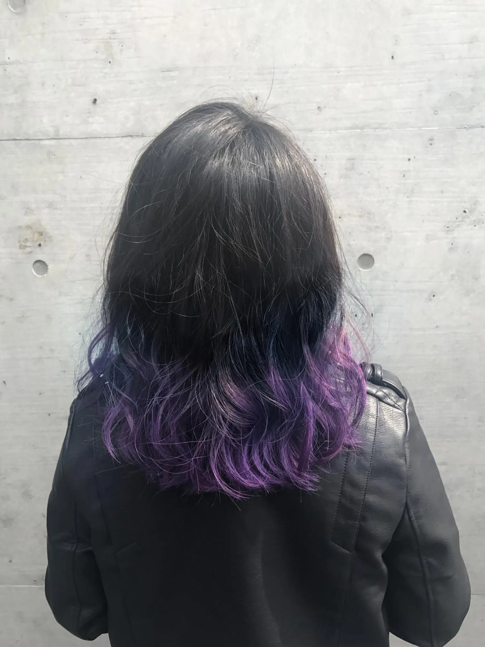 ミディアム カラー グラデーションカラー パープルカラー ていねい技術No.1 🌈諏訪 健太のヘアスタイル