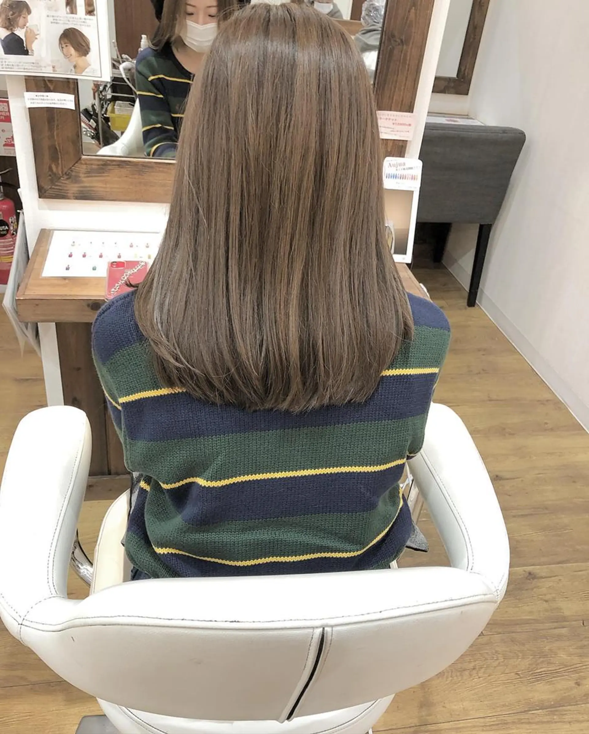 カラー アッシュ ブリーチ ダブルカラー グラデーションカラー グレージュ 🌈ハイトーン/ ワタル🌈のヘアスタイル