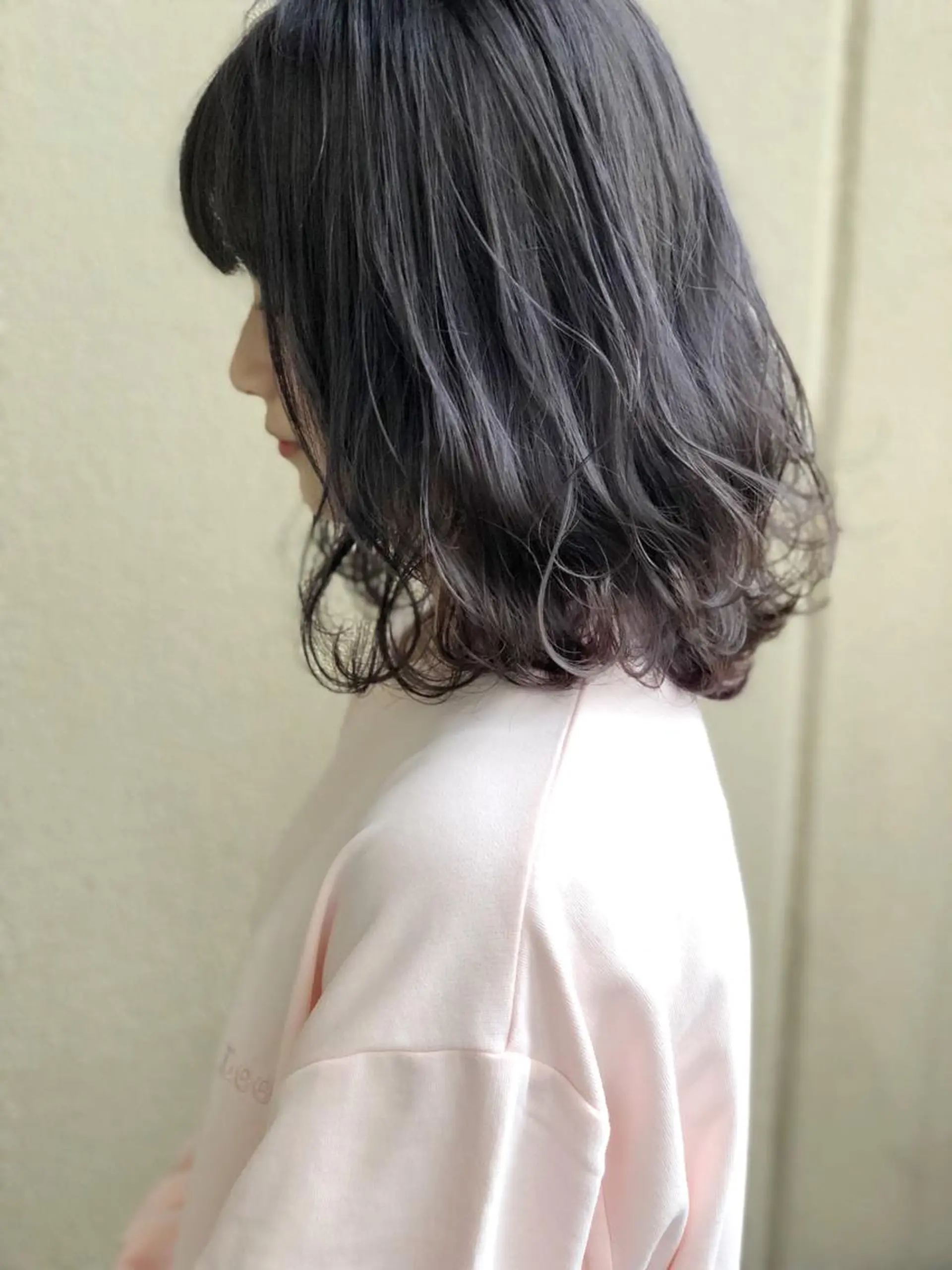 ミディアム ボブ ヘアカラー ウルフ、ボブ美容師 今井のヘアスタイル