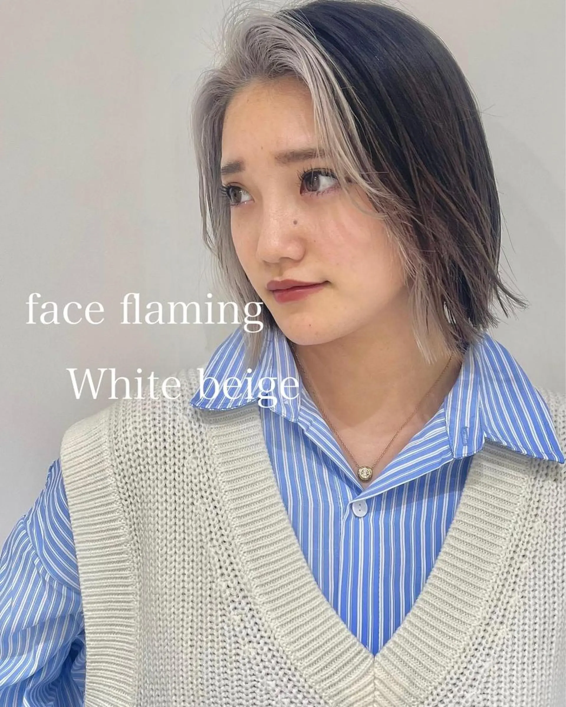 ミディアム カラー ミストバング イヤリングカラー  フェイスフレーミング インナーカラー インナーカラー/レイ ヤーカット♡/マキシのヘアスタイル