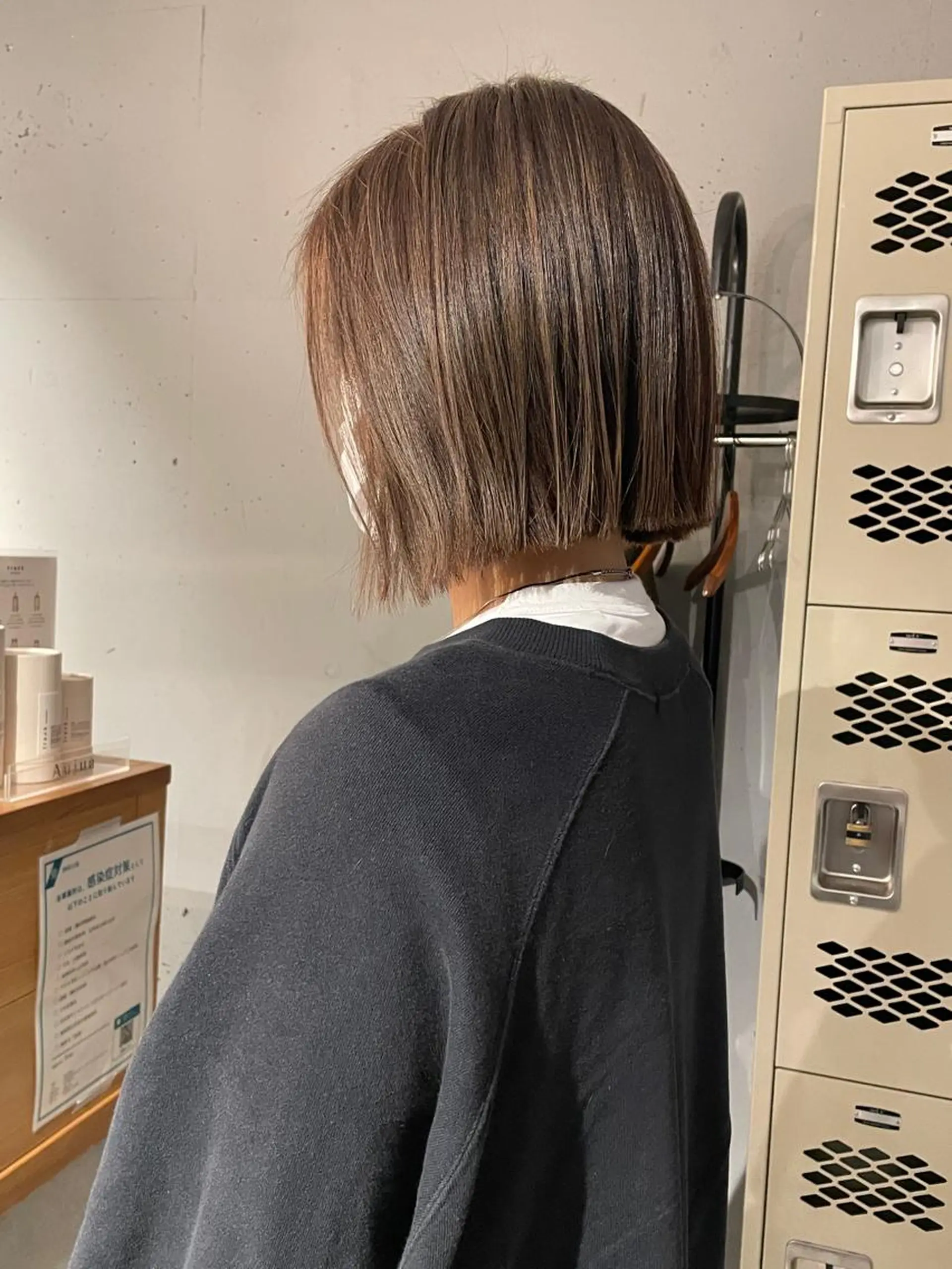 ミディアム カラー ZOA classic hair所属・東 みのりのヘアスタイル