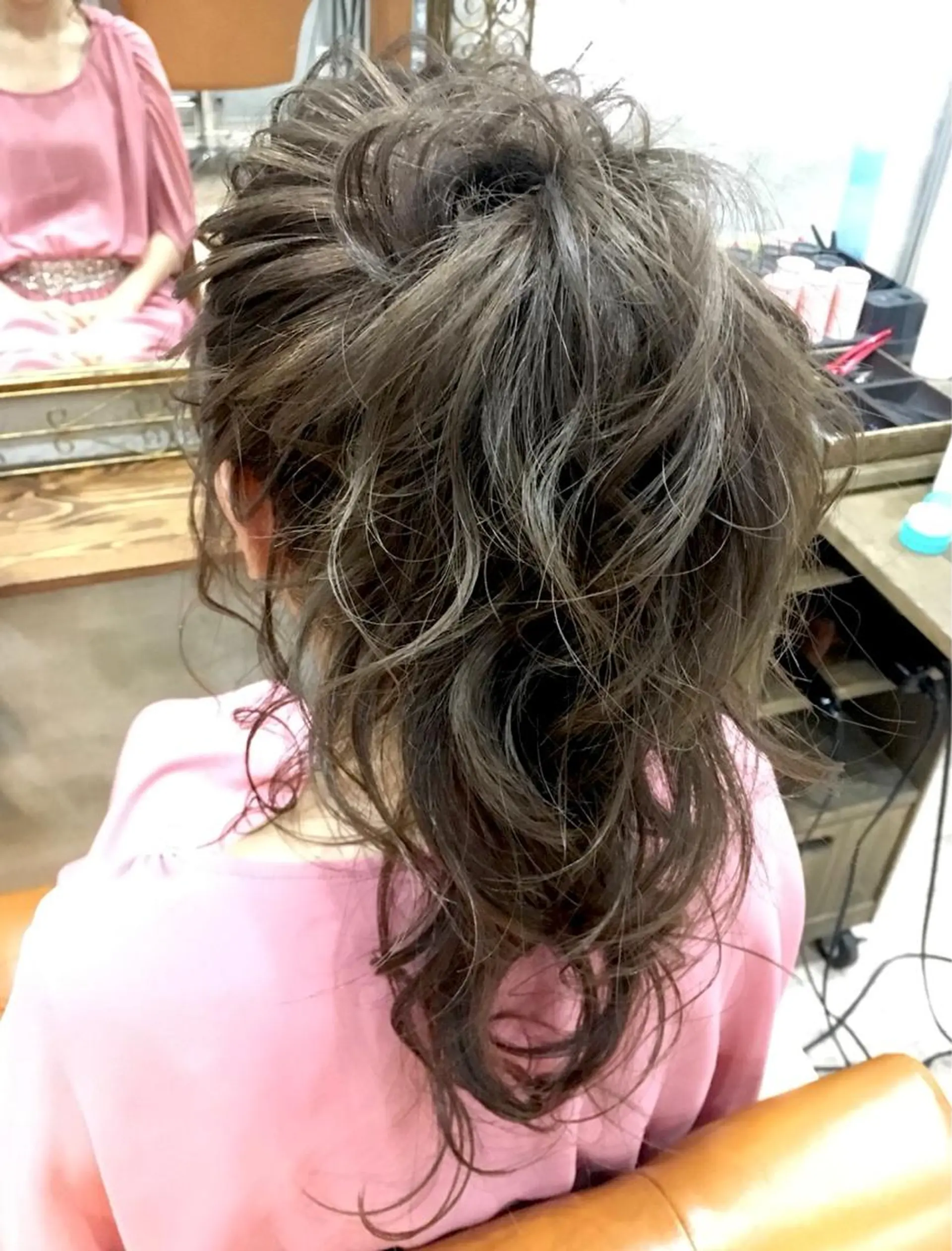 ロング まつパ・ヘアセット ♡Chinami♡のマツエク・マツパデザイン