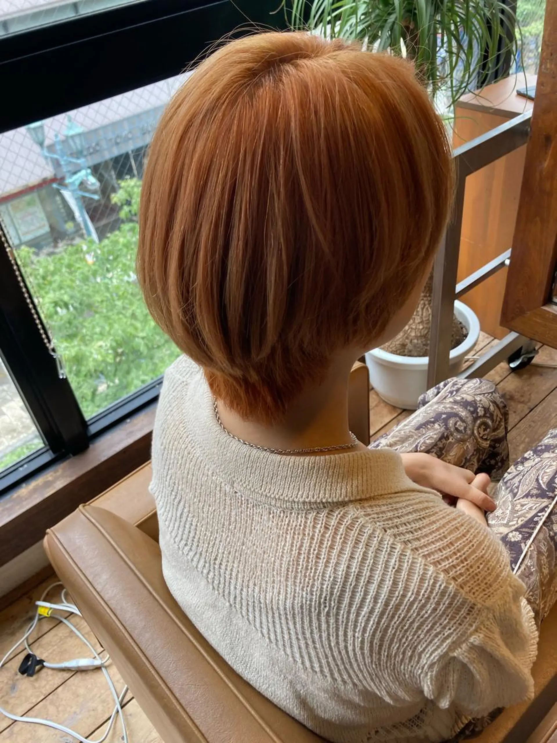カラー ブリーチ ダブルカラー Lattan cositu所属・大方 いくみのヘアスタイル