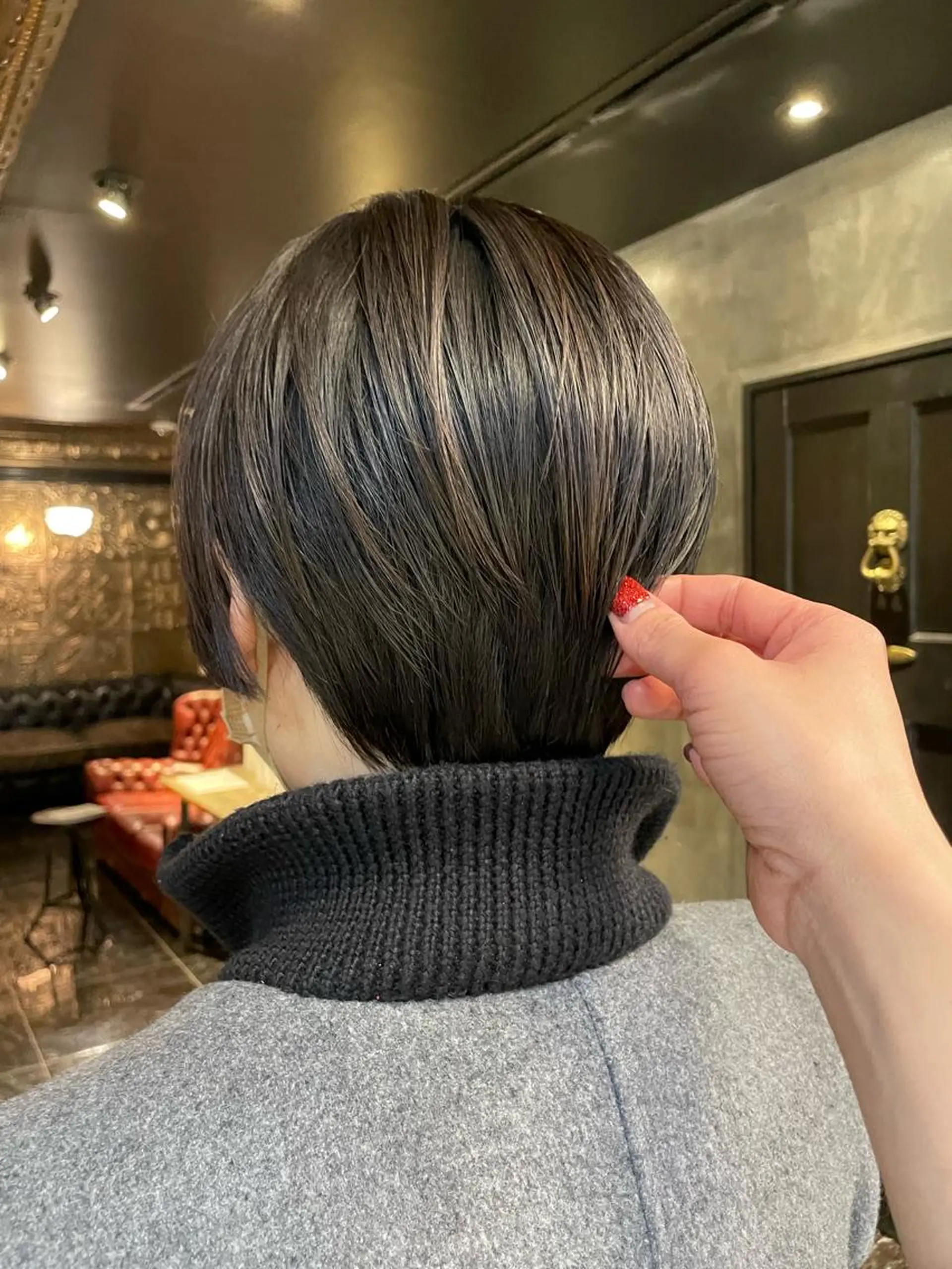 ショート ヘアアレンジ madokaレイヤー /暖色カラーのヘアスタイル