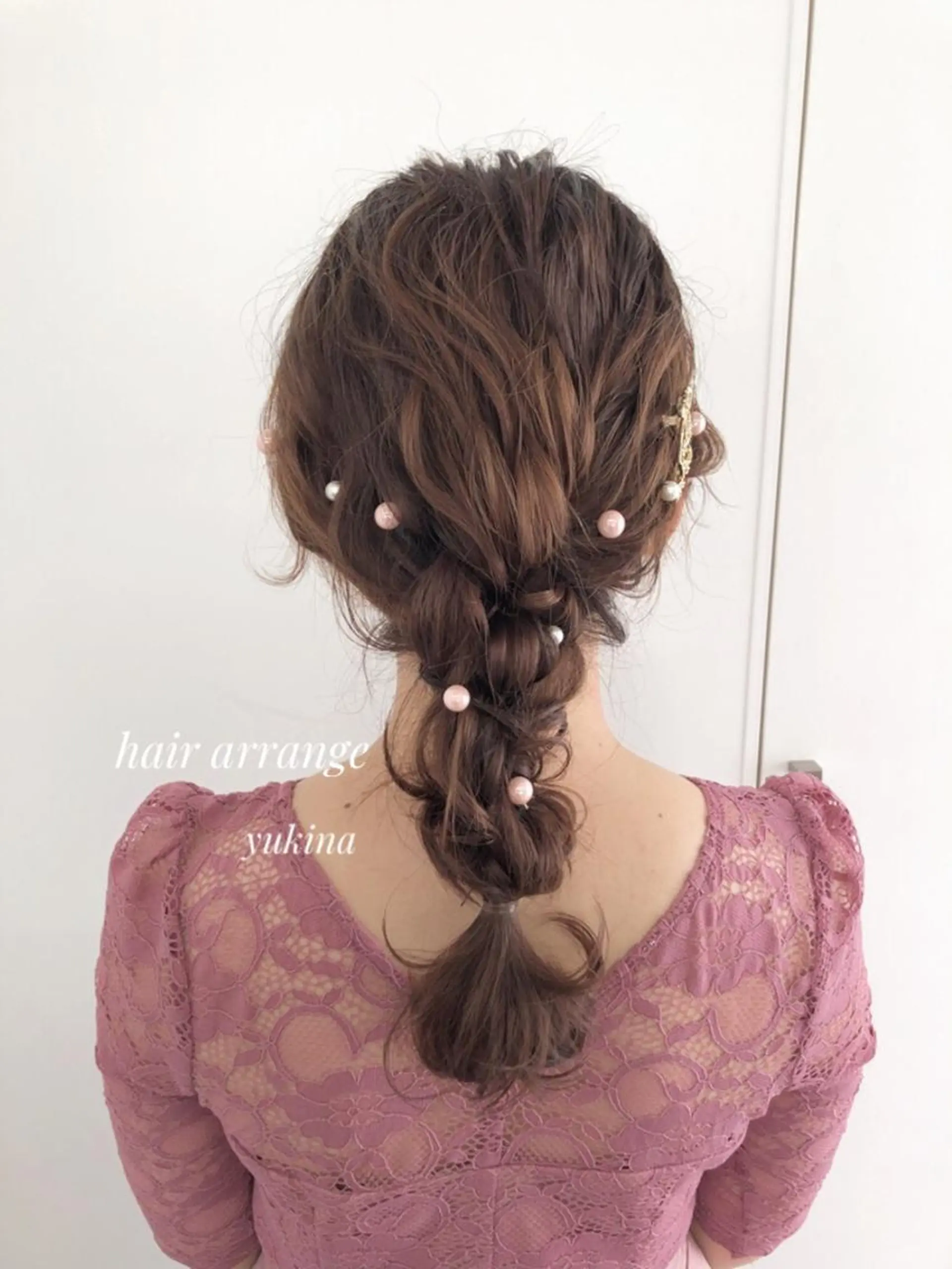 セミロング ヘアセット Hair Salon BOTTOMS所属・✨透明感ケアカラー✨ 長野ゆきなのヘアスタイル