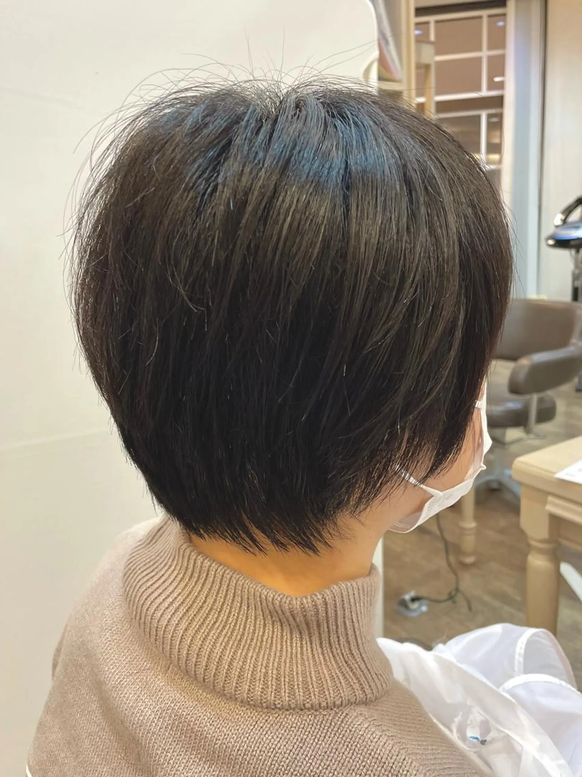 ショート カラー 黒髪 ブラウンカラー メンズパーマ🌀/ 中村郁未のヘアスタイル