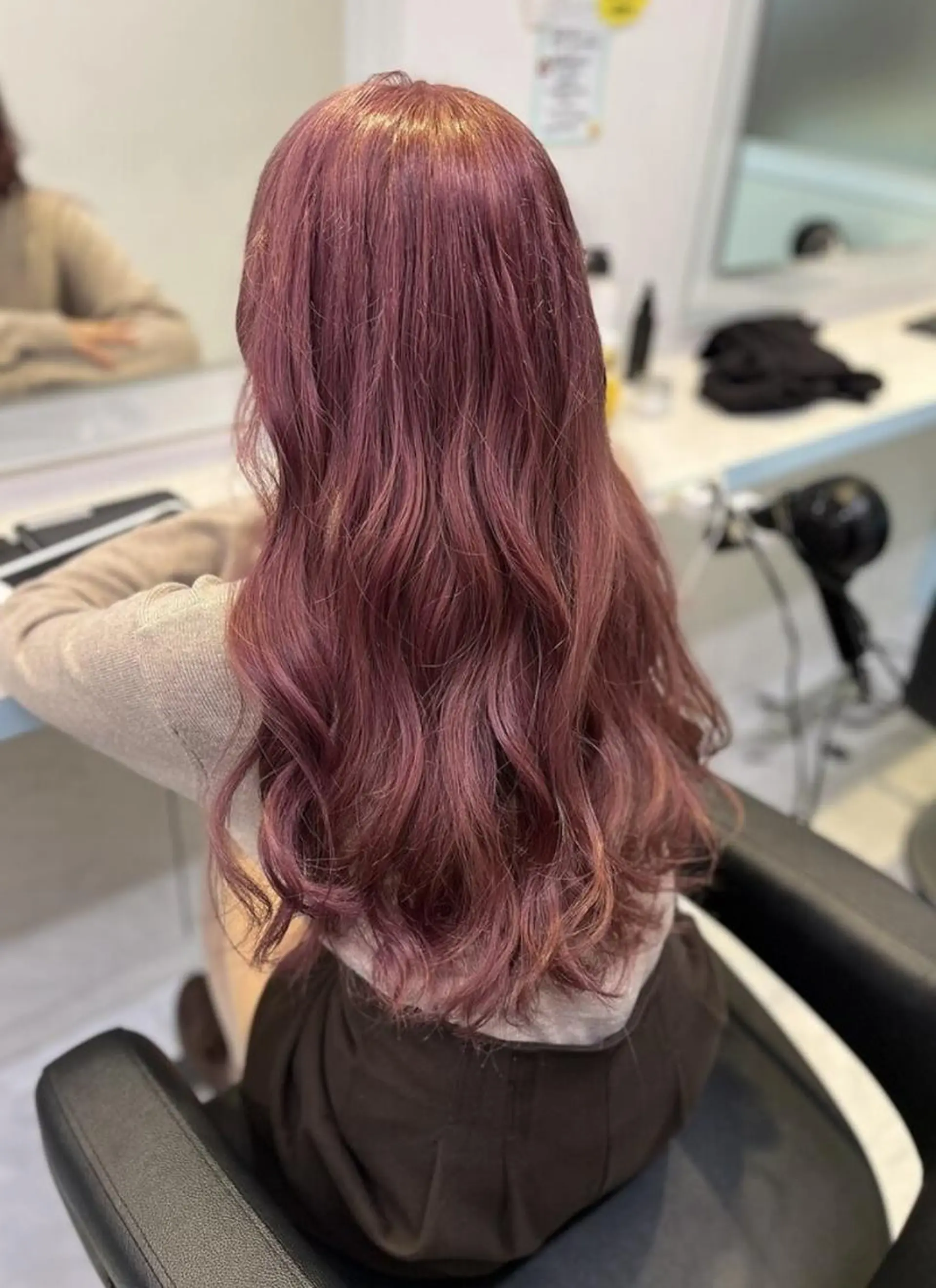 セミロング カラー 🎆浴衣着付け👘 ✨ヘアセット🐹のヘアスタイル