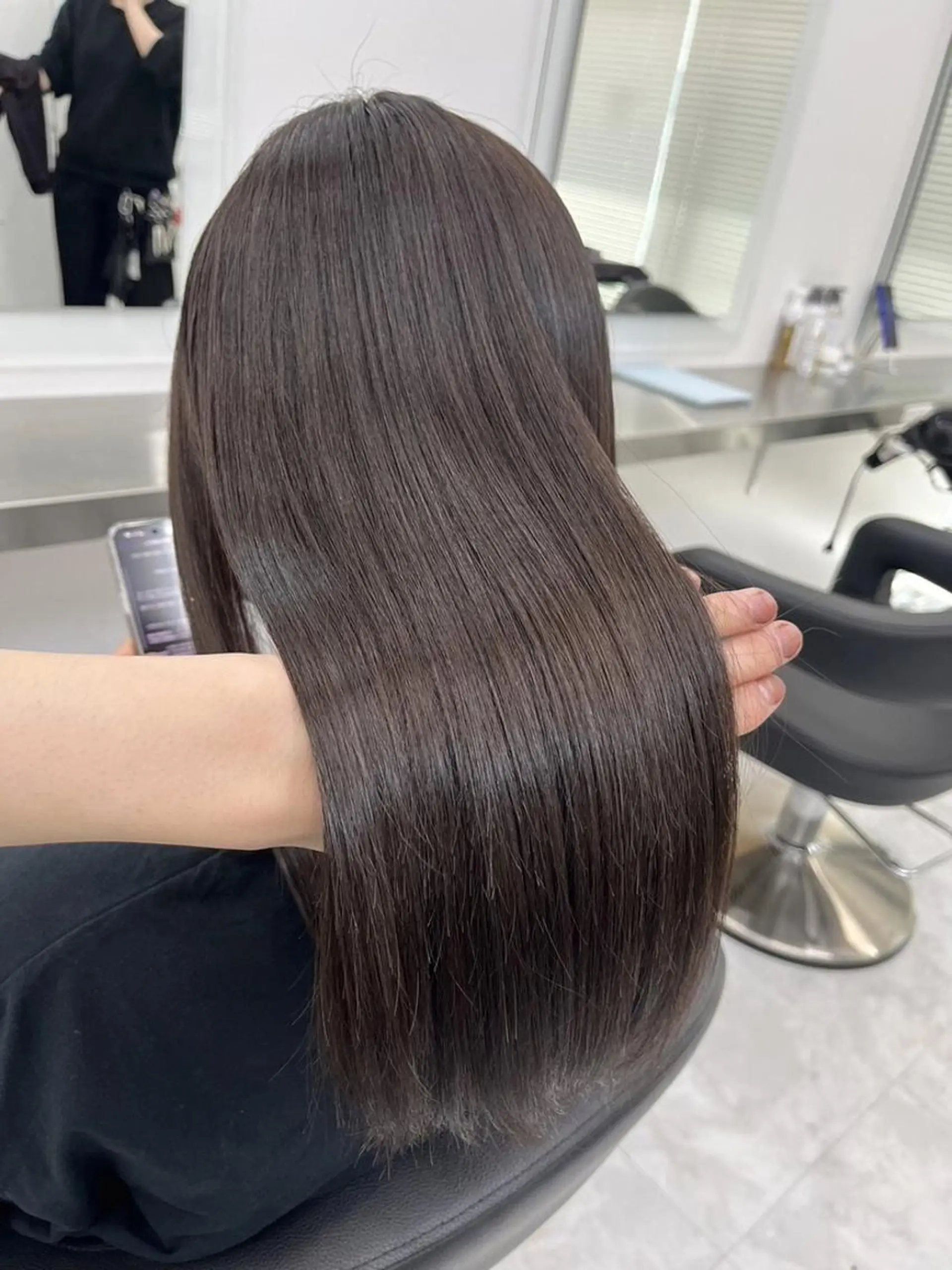 カラー 透明感カラー🍨🪞 ruriha🤍のヘアスタイル