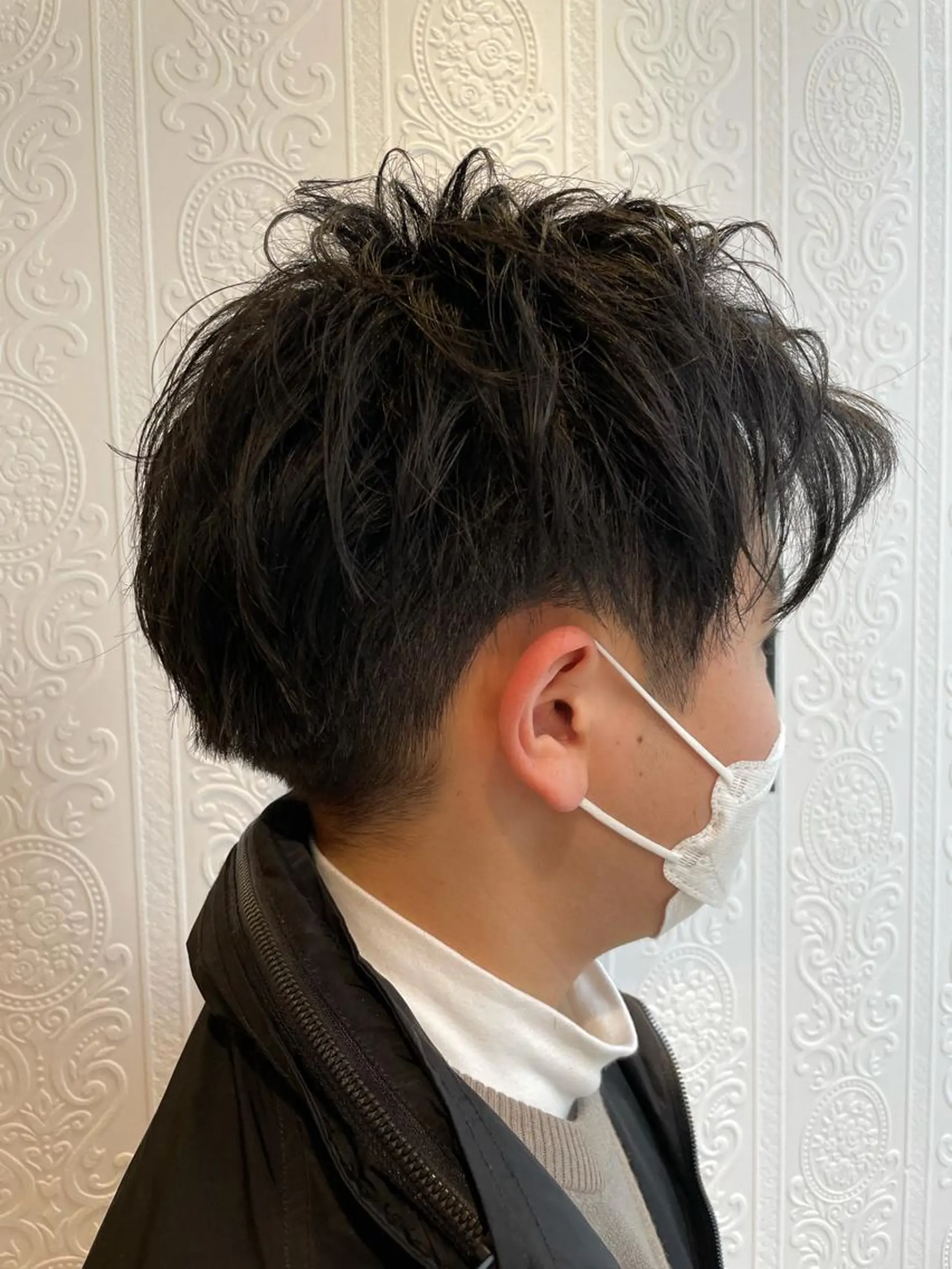 ショート メンズ 大野 輝のヘアスタイル