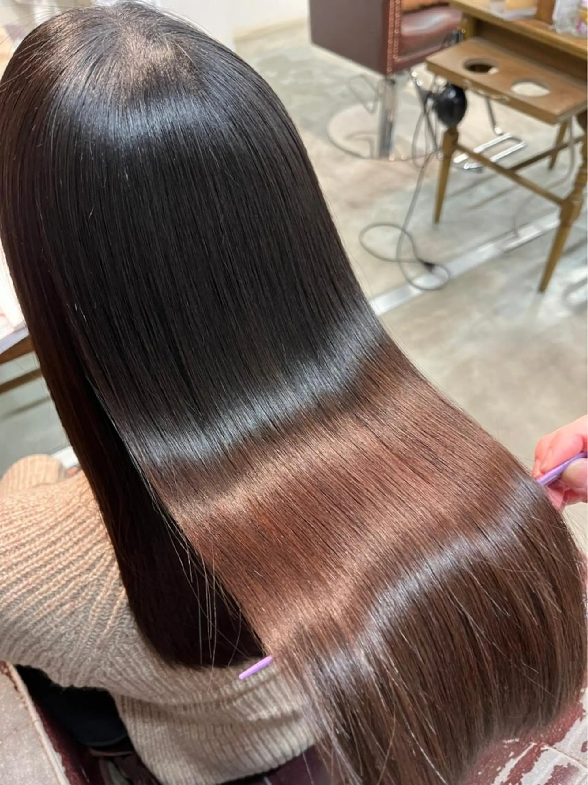 ロング カット 縮毛矯正 トリートメント 髪質改善ヘアエステサロン   AinoaHanare所属・【髪質改善専門店】 Hanareのヘアスタイル