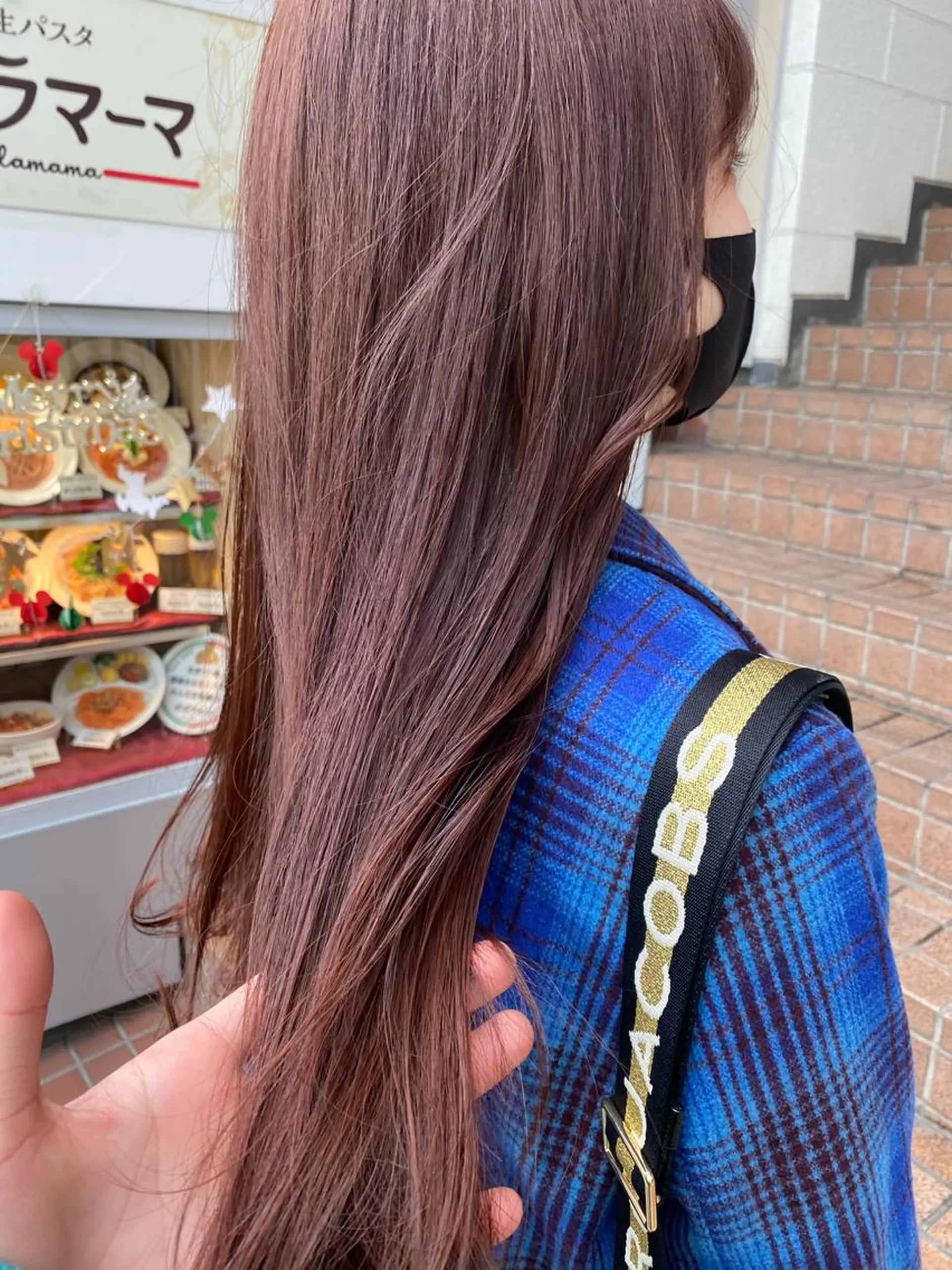 ロング カラー レイヤー/ベージュ カラー/ハシモトのヘアスタイル