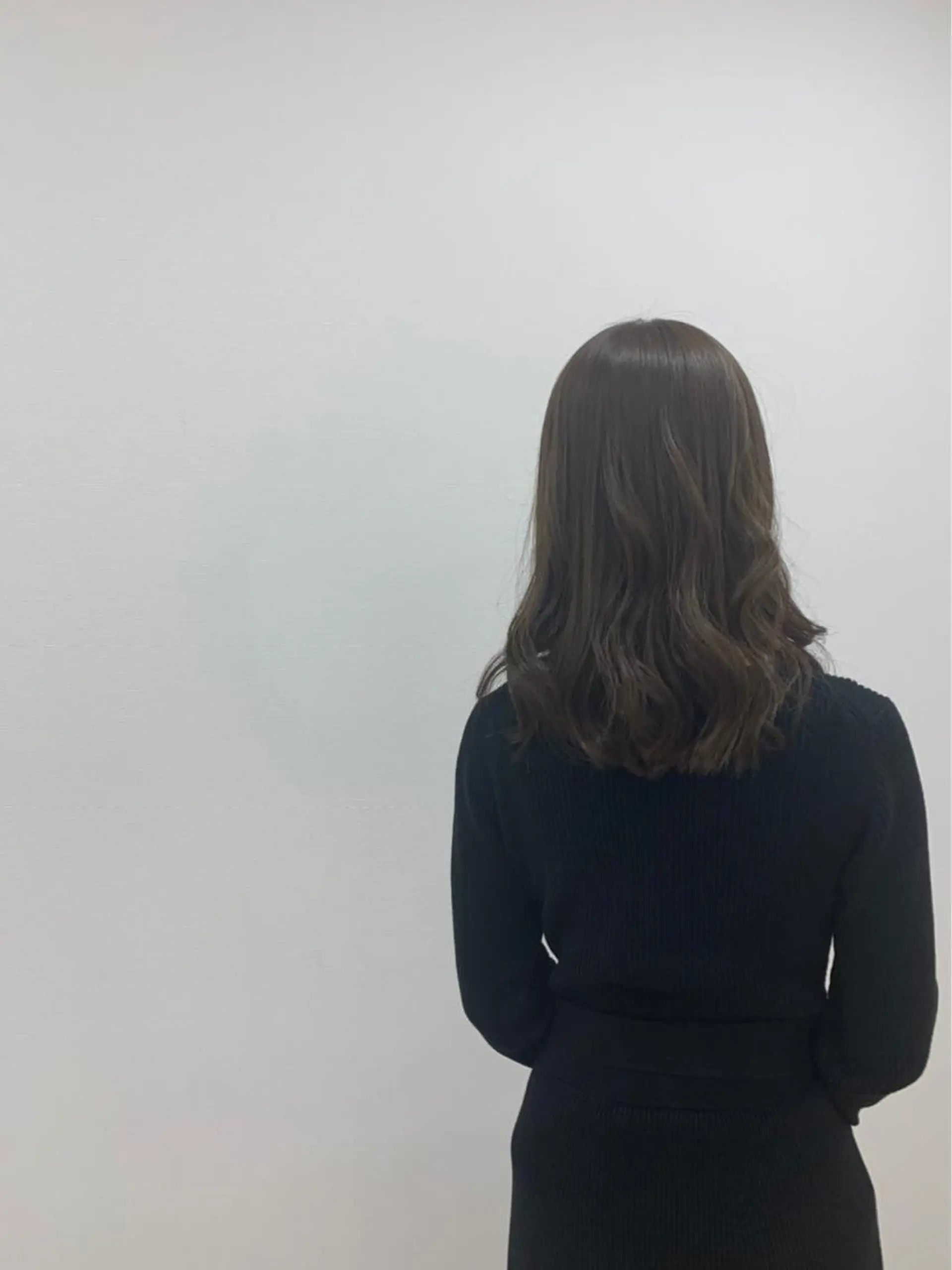 セミロング 岩永 瑞希のヘアスタイル