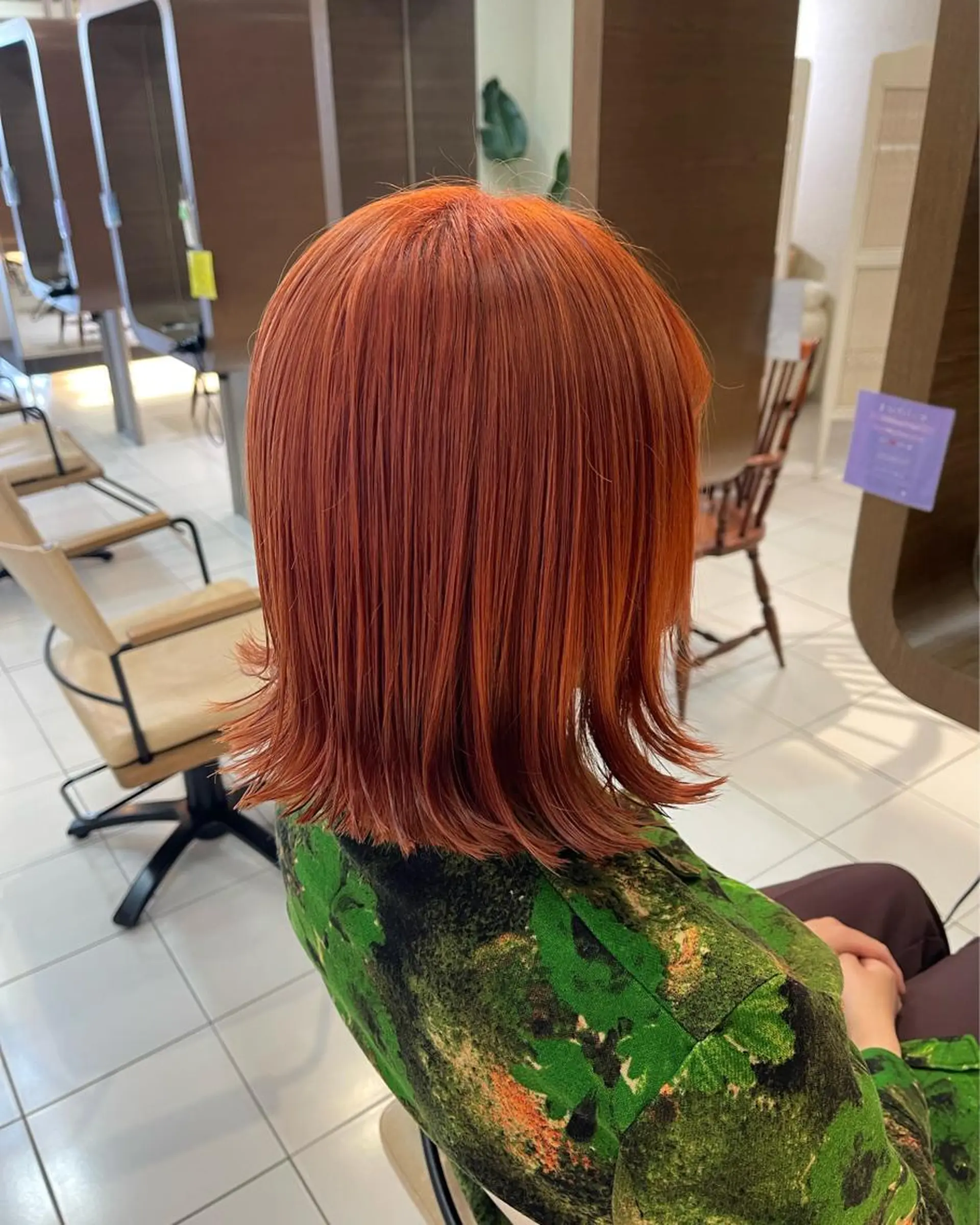 ショート カラー オレンジ カット ヘアカラー トリートメント アニメオタク美容師✂ miharuのヘアスタイル