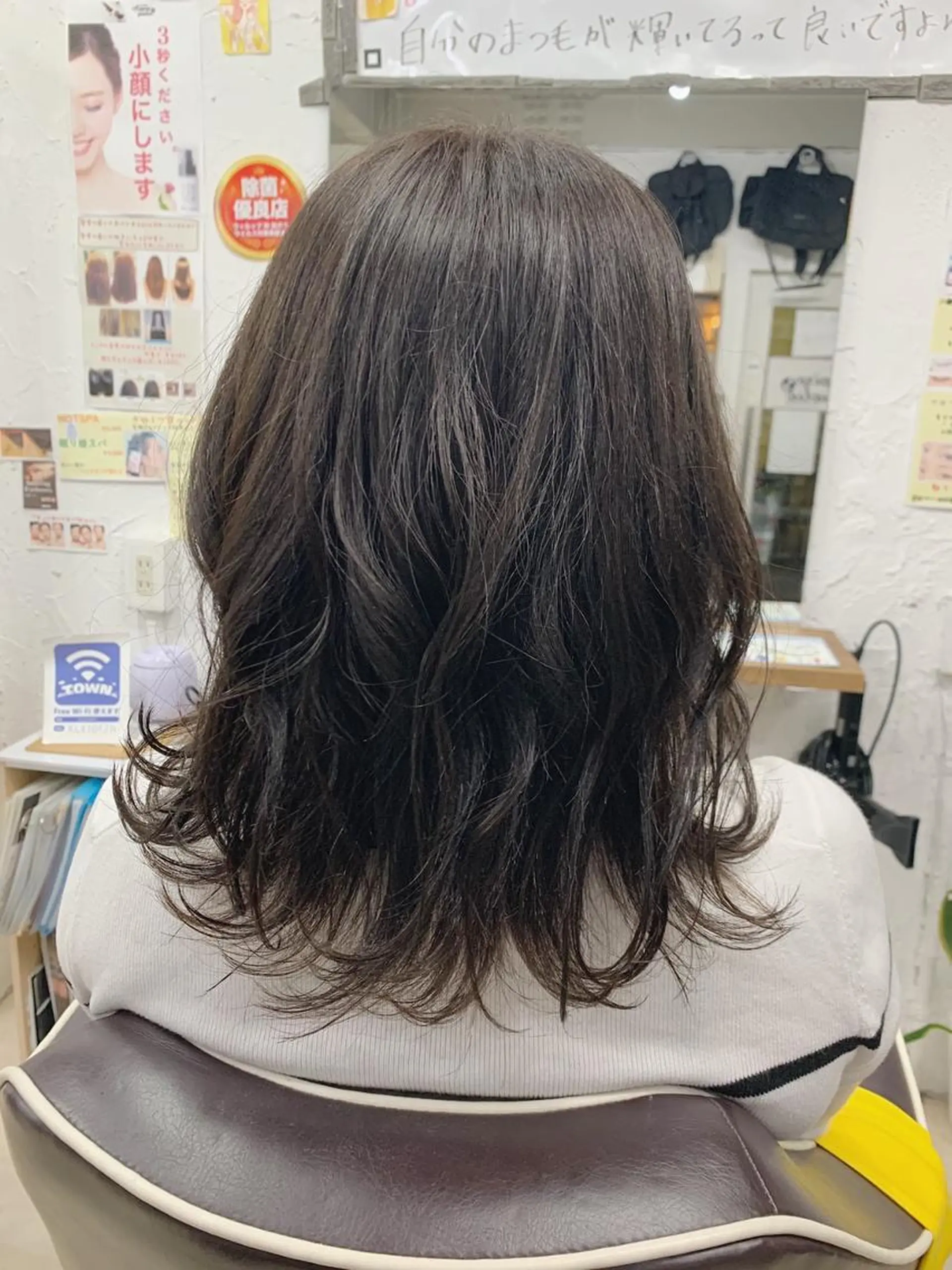 ミディアム カラー ヘアカラー 髪質改善shoma mikiのヘアスタイル