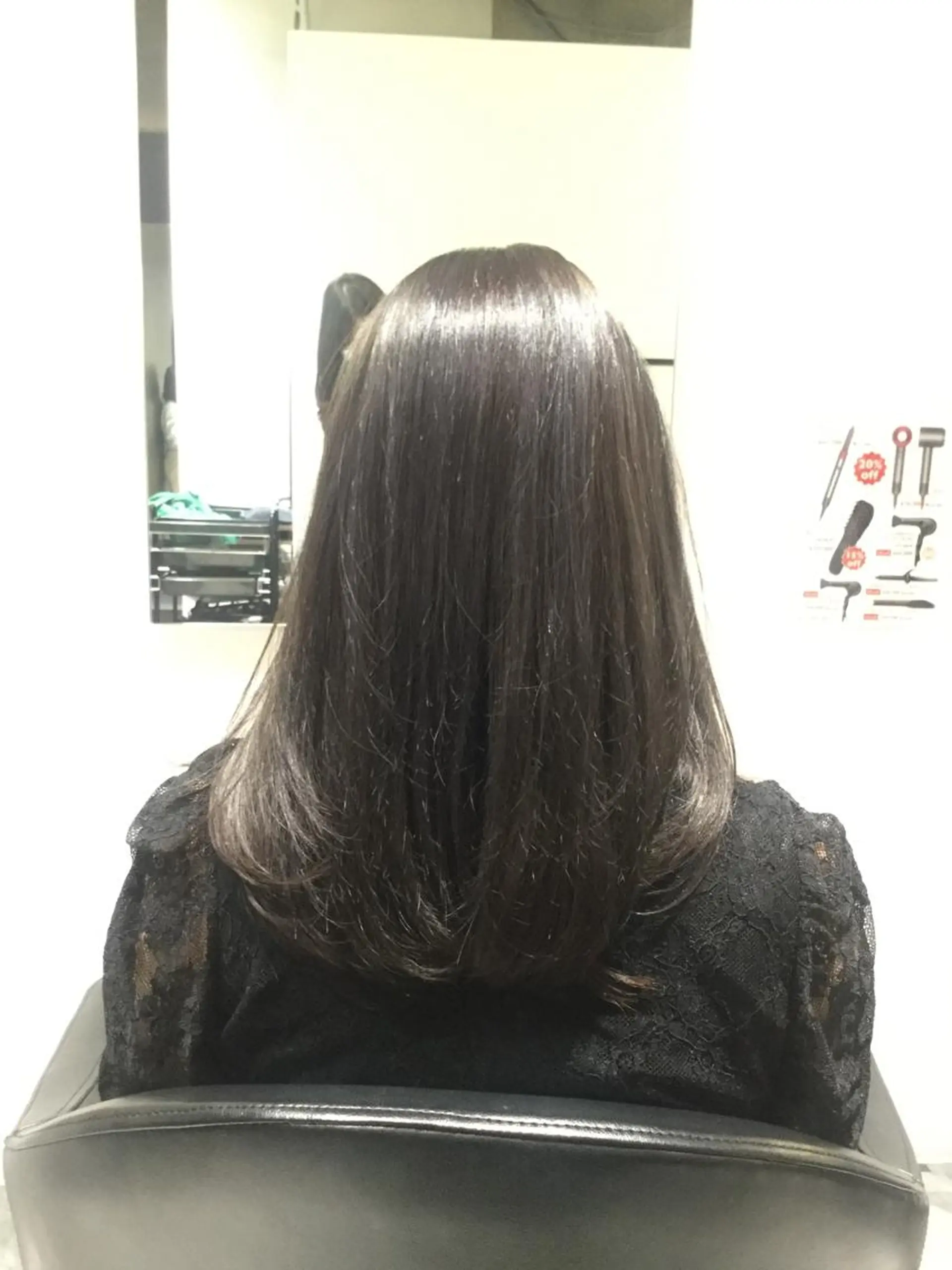 ミディアム ヘアカラー トリートメント ヘッドスパ ✨あなたのお悩み解消 美容師✨TOMOKAのヘアスタイル