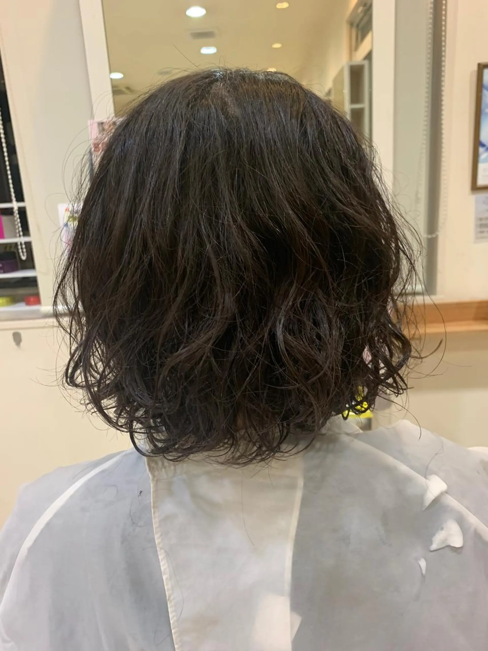 ショート カット パーマ 山中 亮司のヘアスタイル