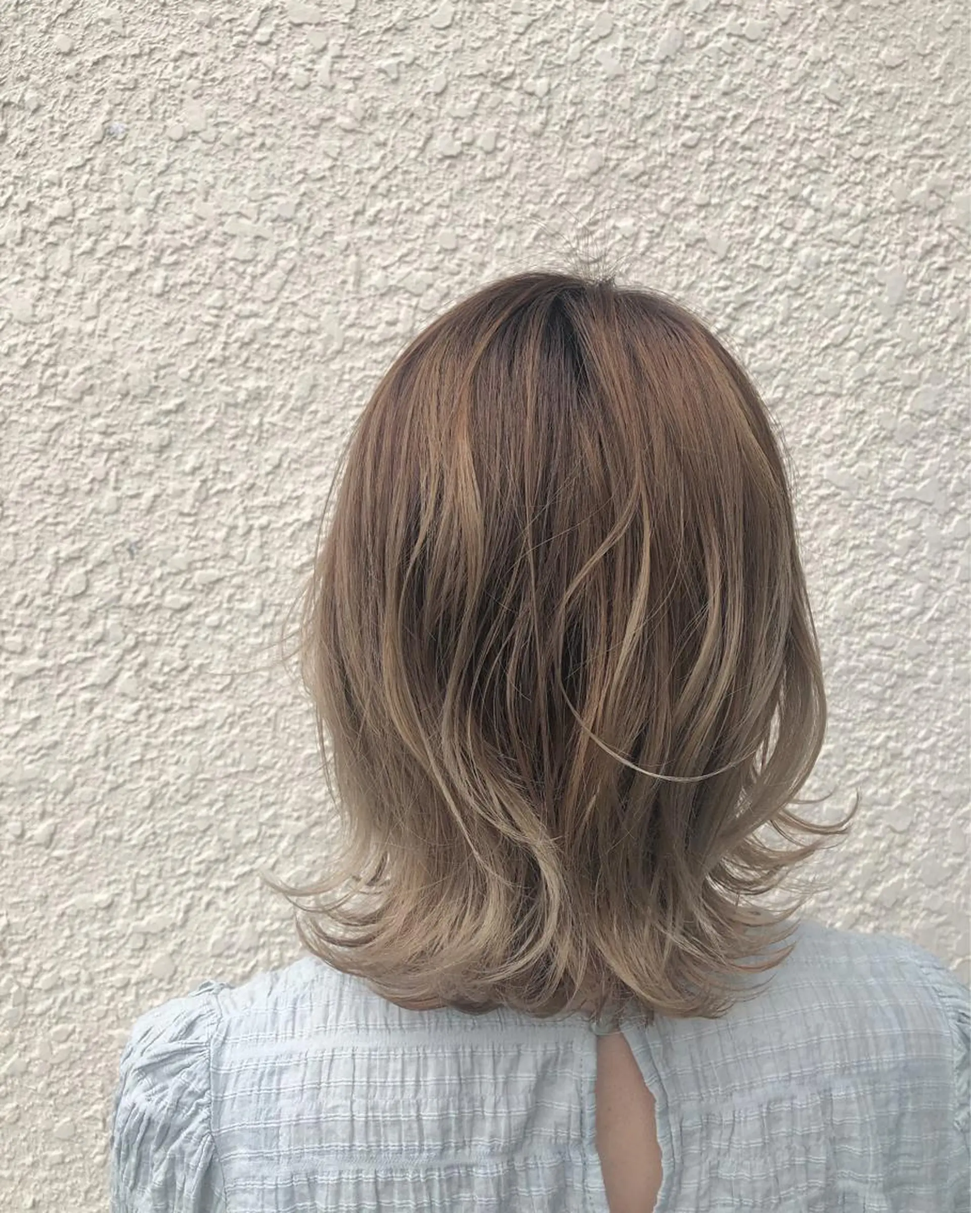 ミディアム ボブ ウルフカット ウルフボブ 🌿ニュアンスヘア 🌿福田沙也加のヘアスタイル