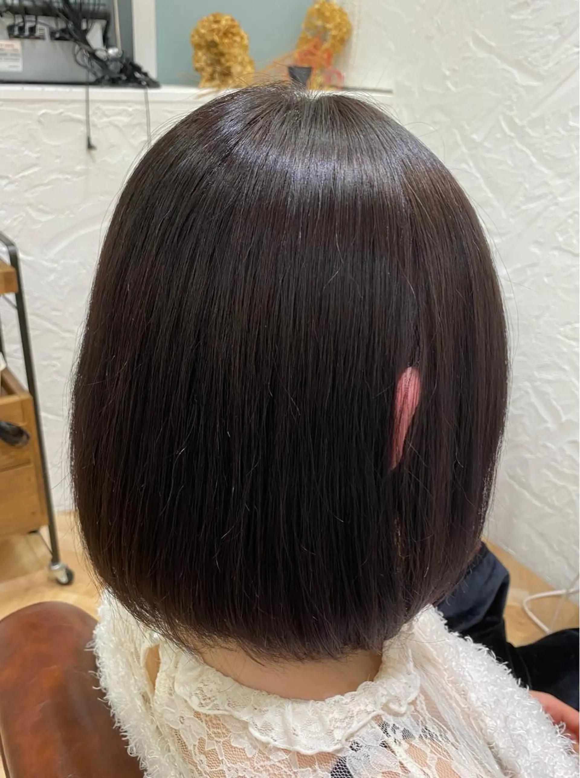 ミディアム カラー イルミナカラー 齋藤 優のヘアスタイル