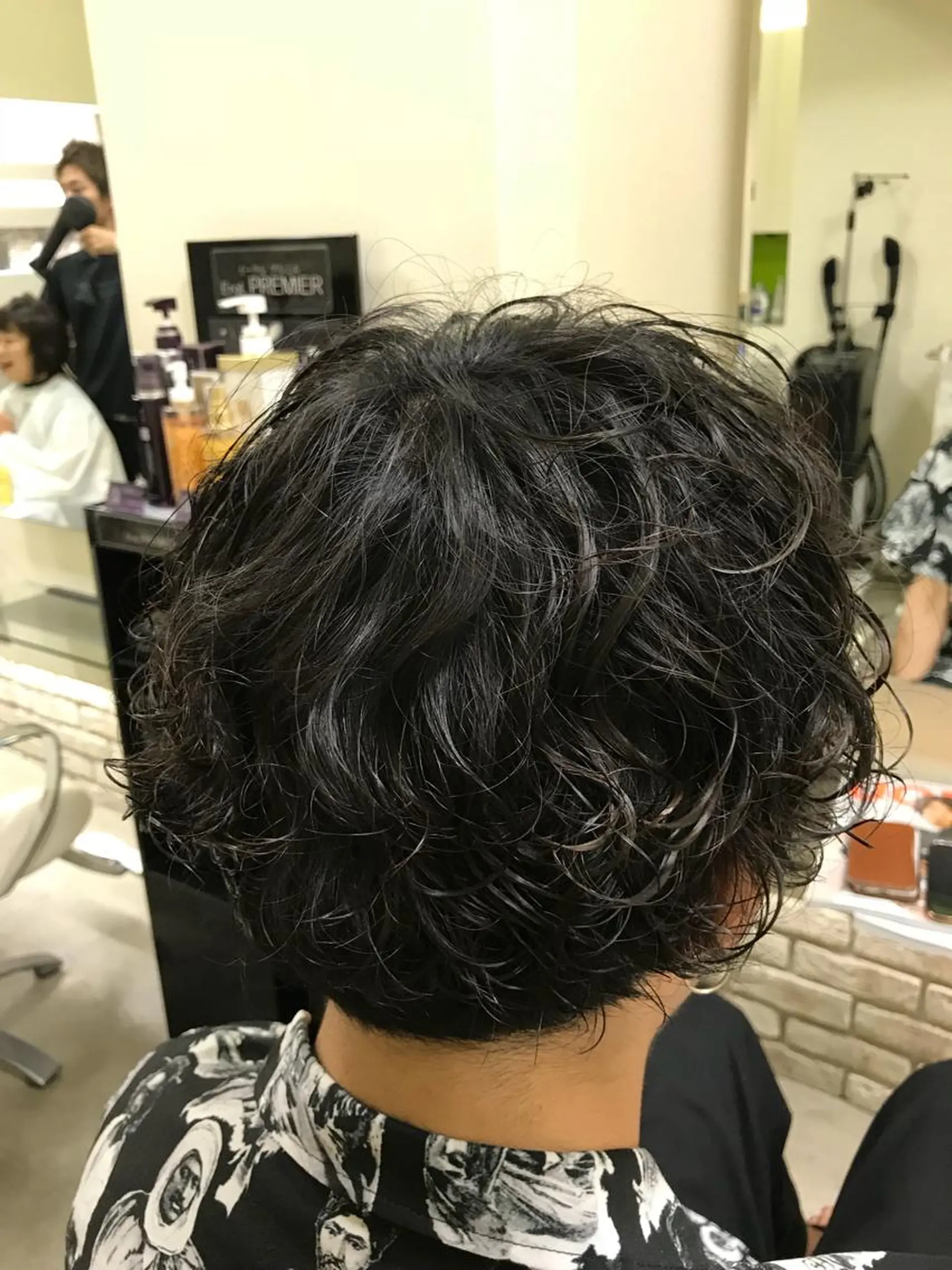 パーマ メンズ 中野 健人のヘアスタイル