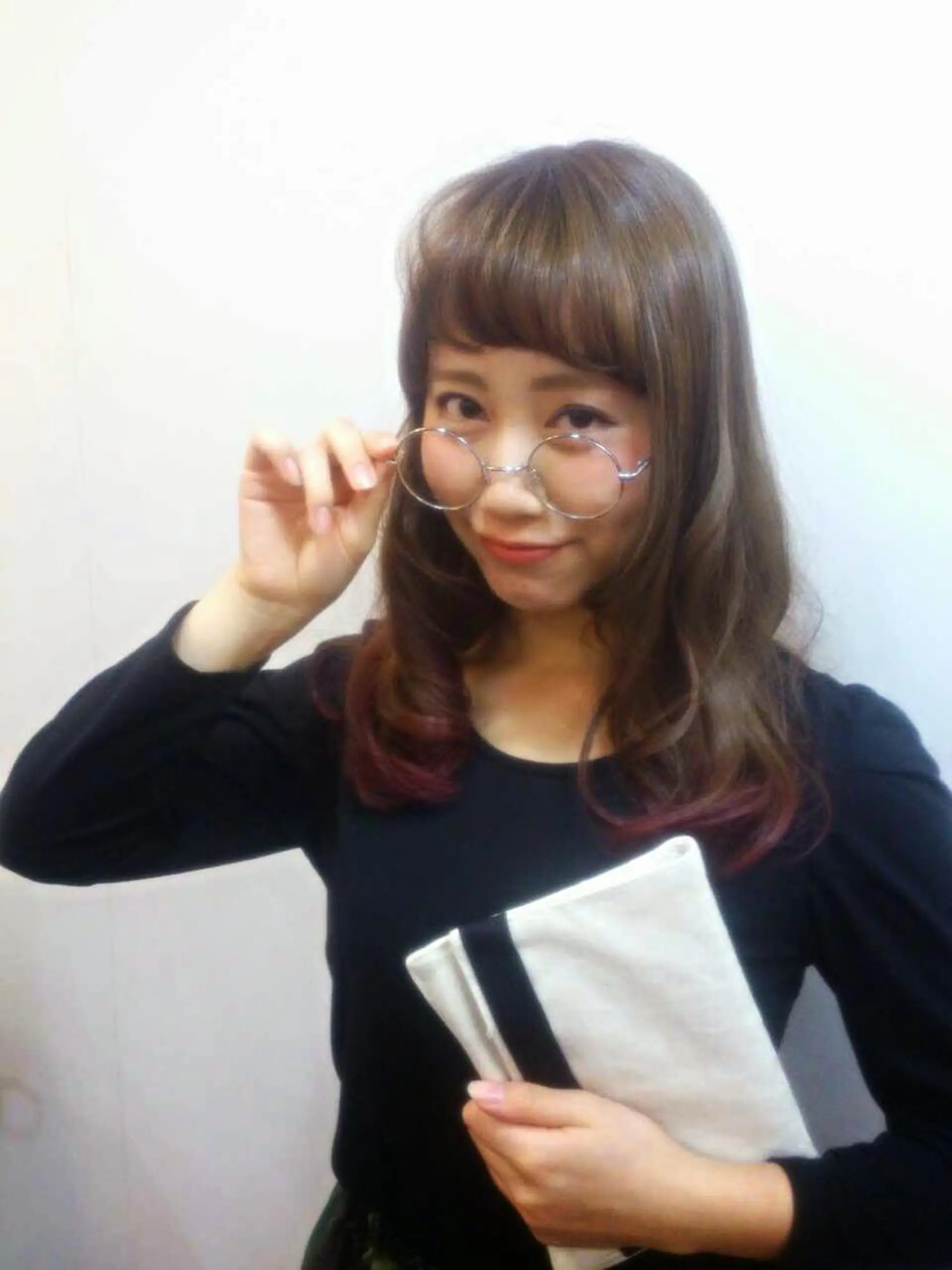 ミディアム セミロング ロング カラー パーマ 高橋 隆一のヘアスタイル