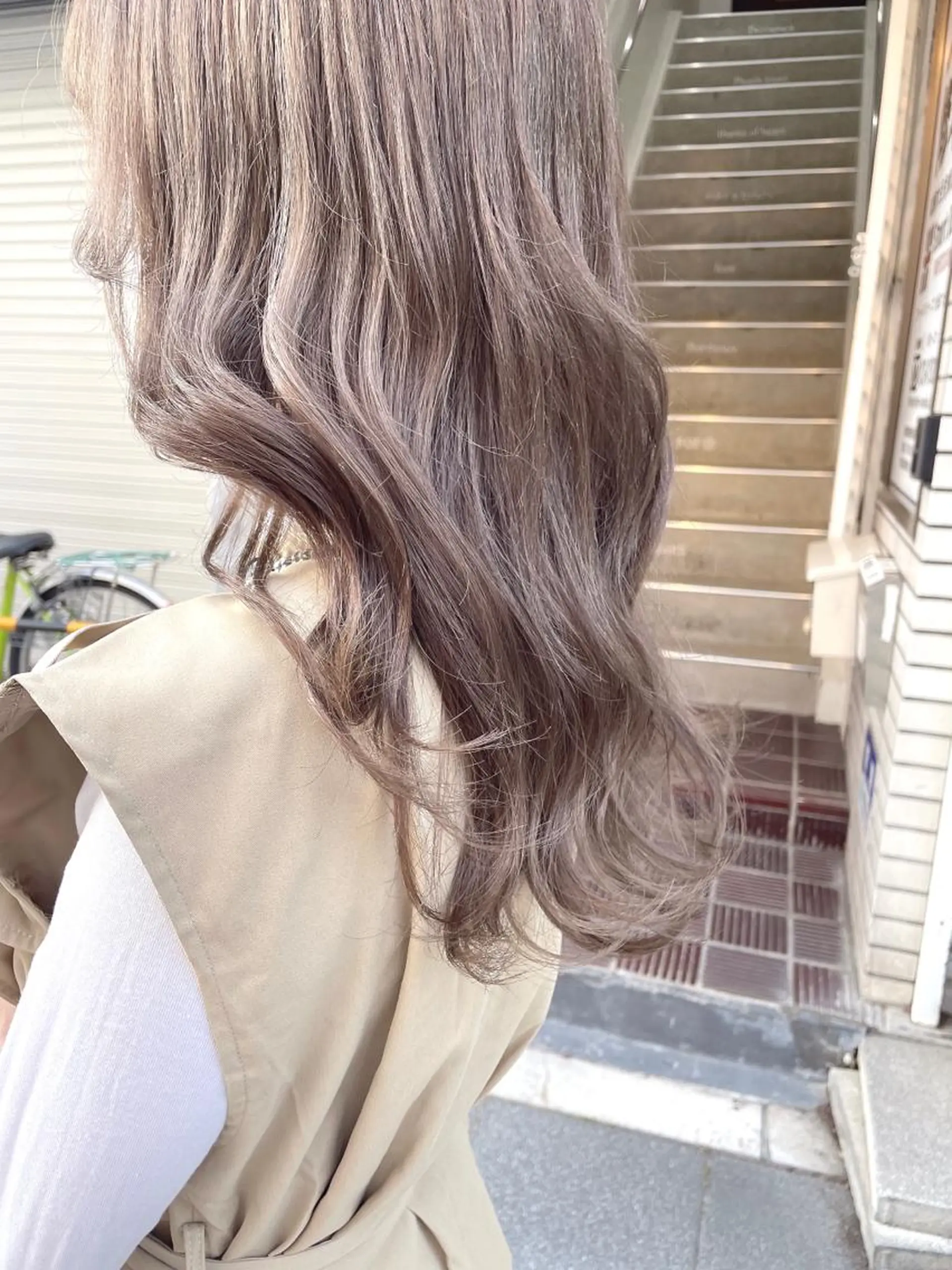 ロング カラー 梅田美容室 山崎海波のヘアスタイル