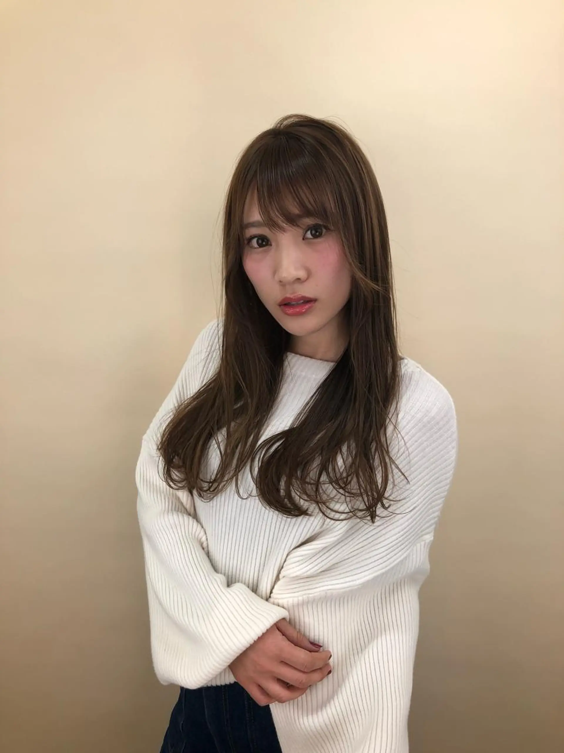 ロング カラー ハイライトカラー ハイライト カット ニュアンスカラー🫧 加納のヘアスタイル