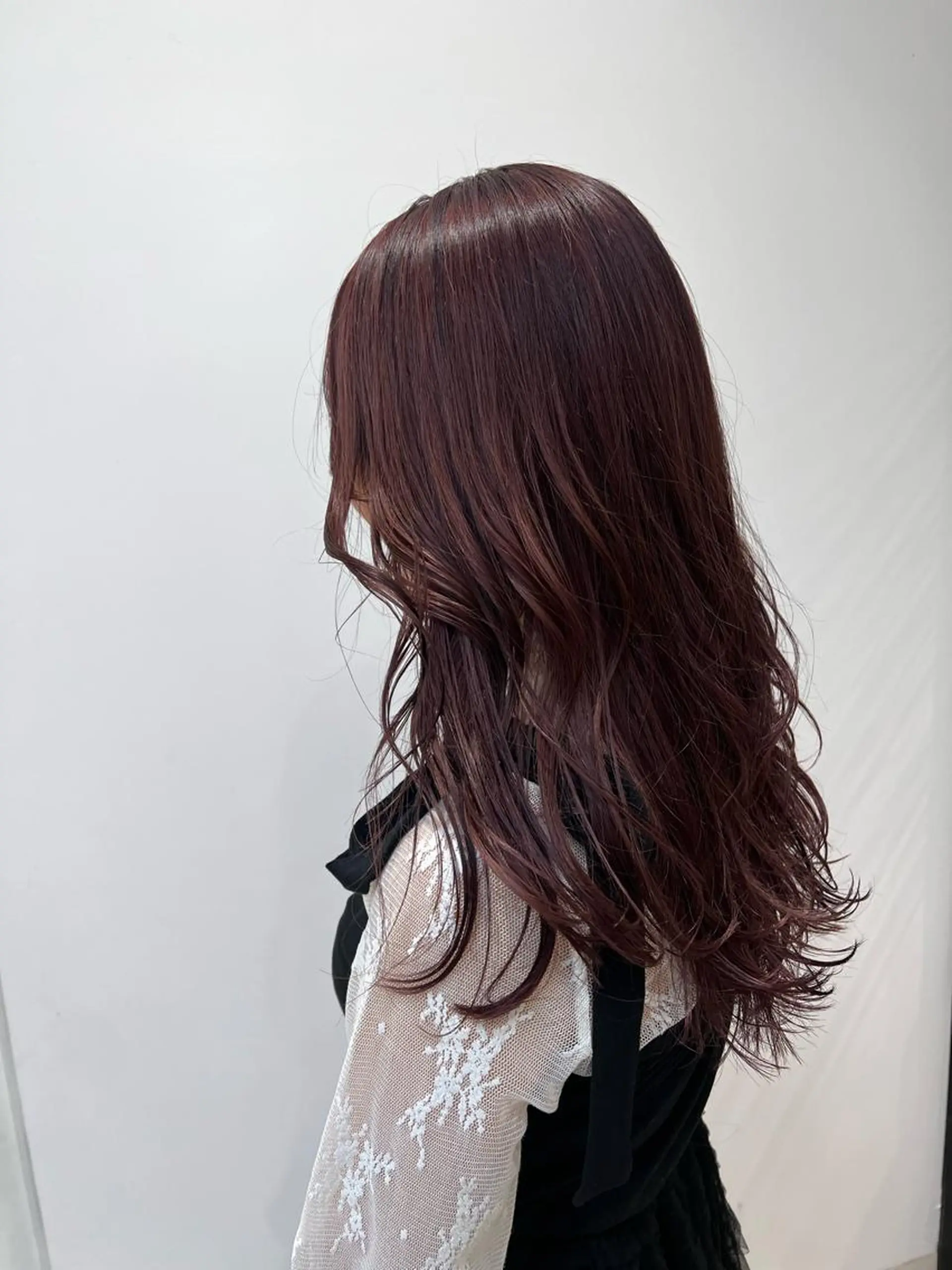 ロング カラー カシス レッドカラー tyto+所属・🎀eye/ shitsuki🎀のマツエク・マツパデザイン