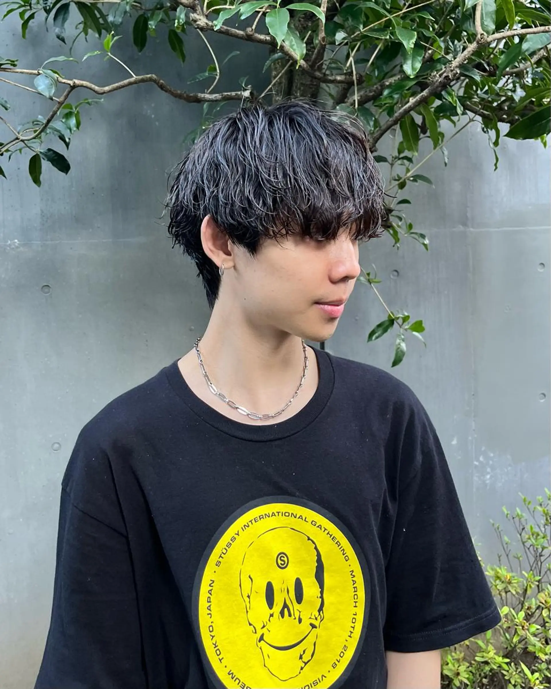 パーマ メンズ 波巻きパーマ aim所属・宮崎 恵多のヘアスタイル