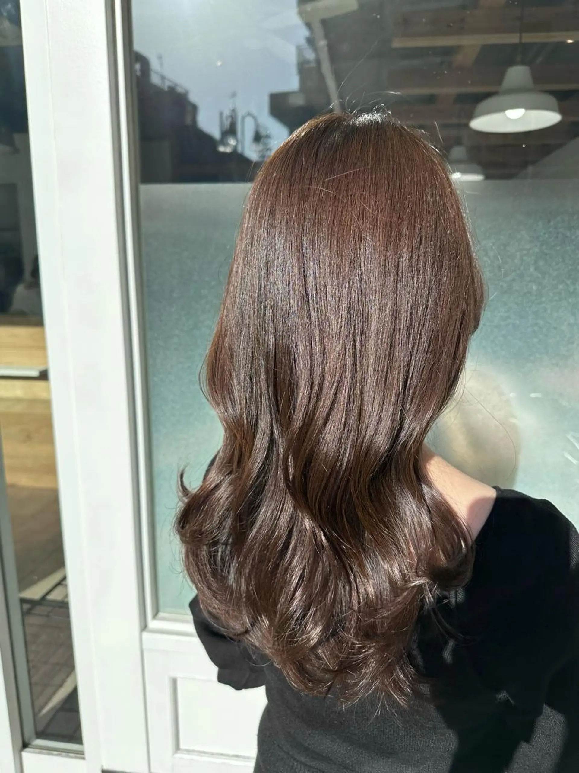 セミロング カラー アッシュ アッシュブラウン ブラウンカラー トリートメント カット ヘアカラー Annie 吉田 裕美のヘアスタイル