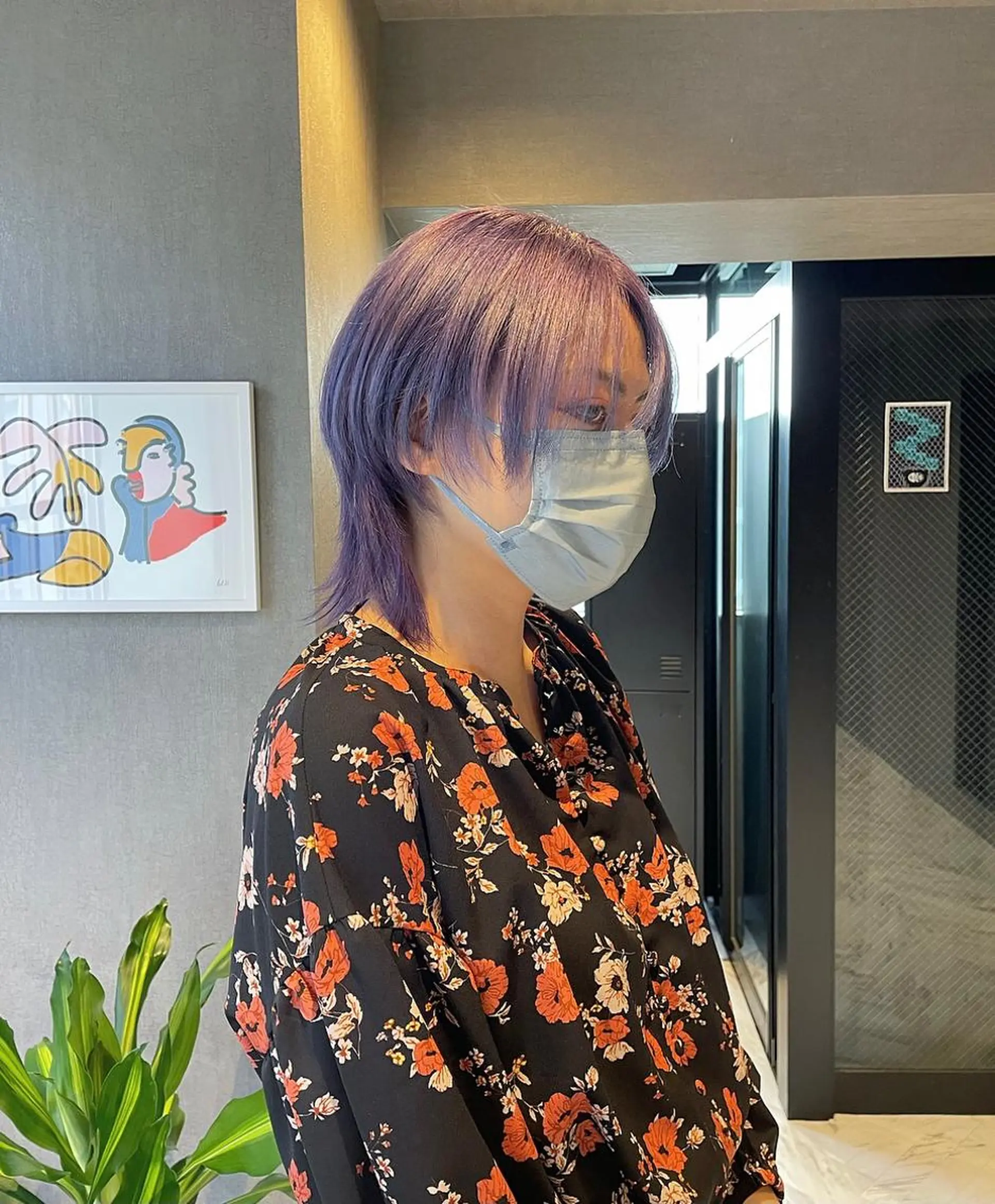 ショート カラー メンズパーマモデル 募集　サトチハルのヘアスタイル