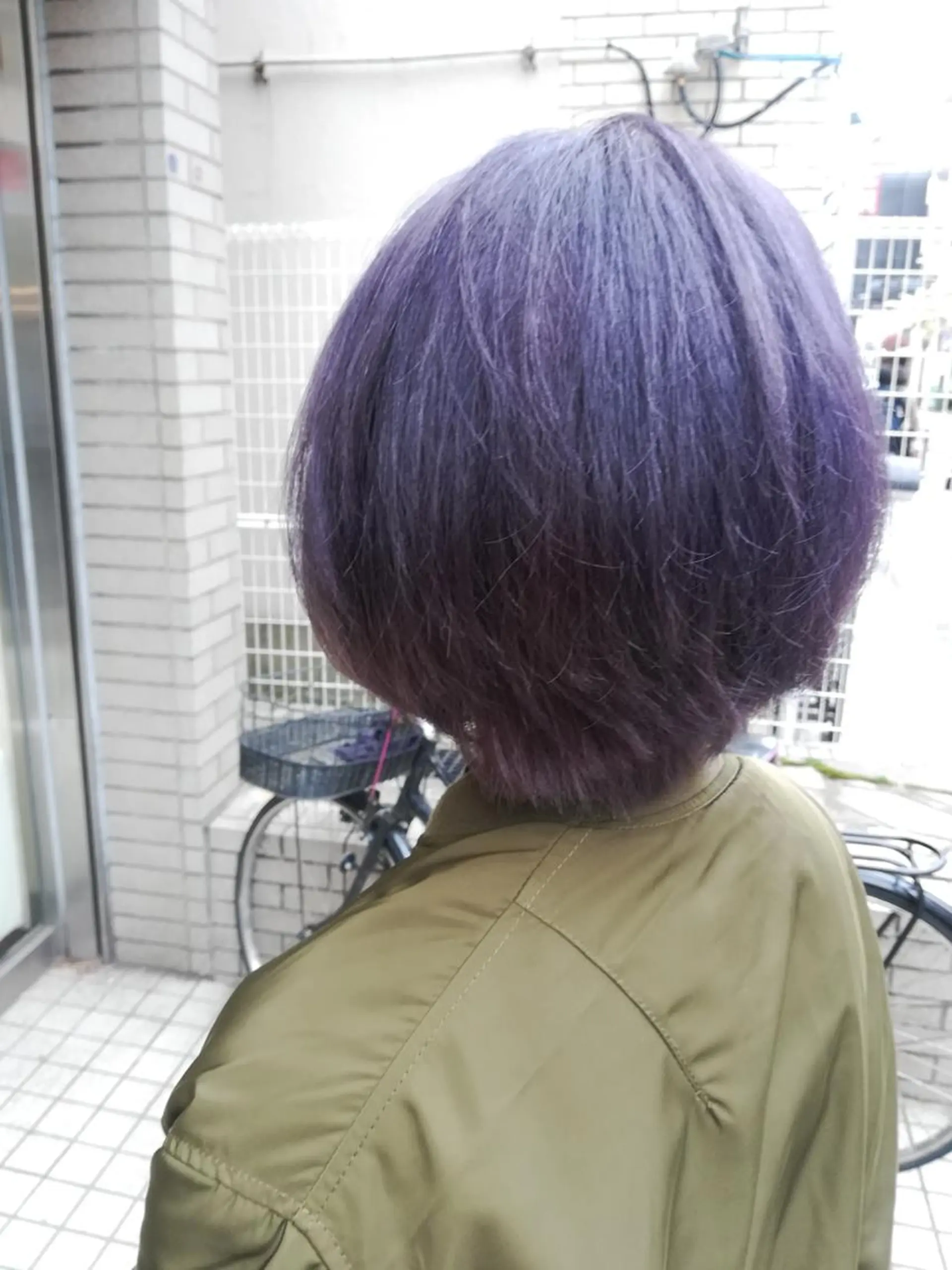 ショート カラー ブルーカラー ブルーラベンダー 透明感カラー ラベンダーカラー sato shoheiのヘアスタイル