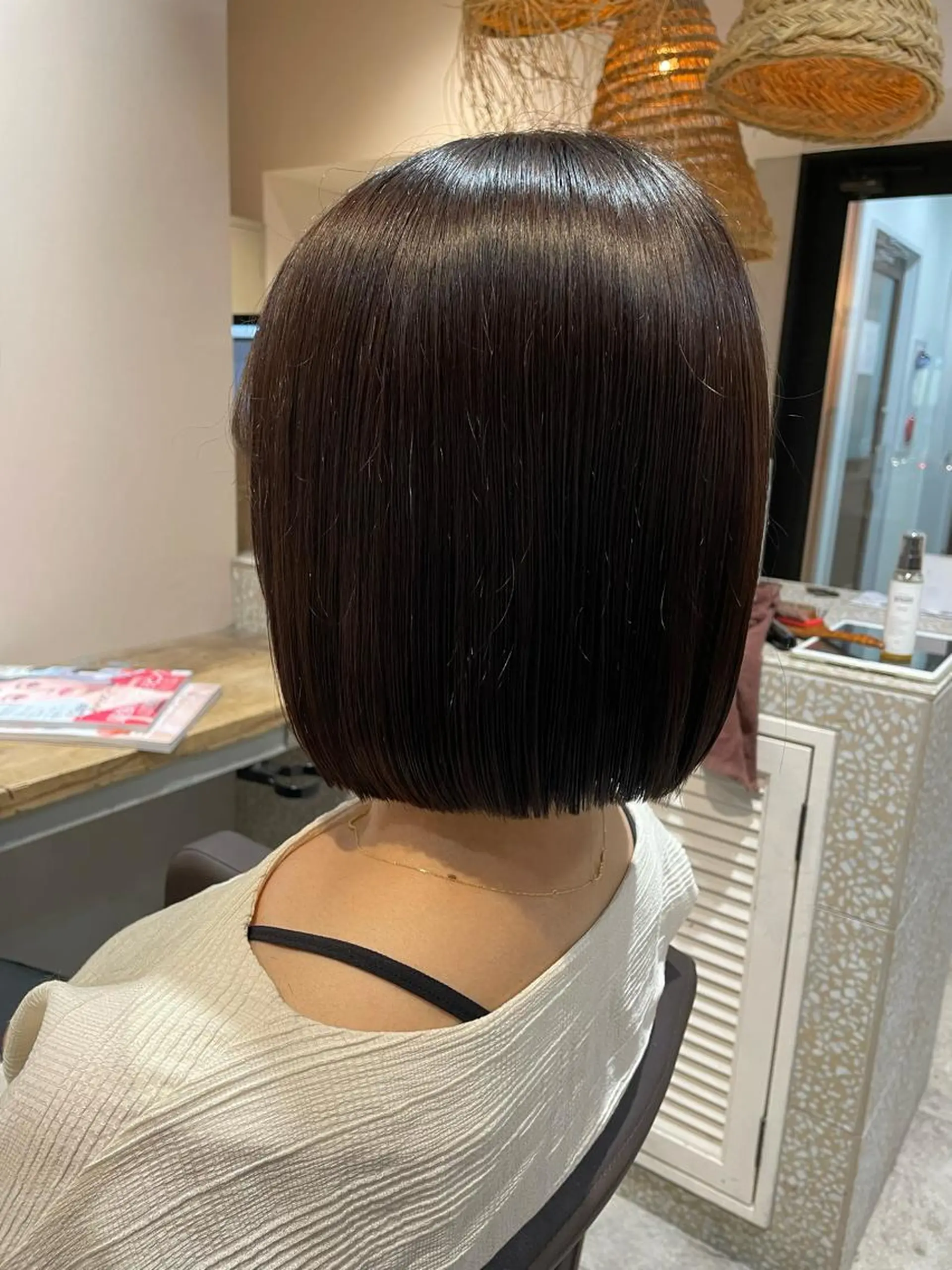 ミディアム カラー カット ヘアカラー トリートメント 👾TAMURA MAAYA👾のヘアスタイル