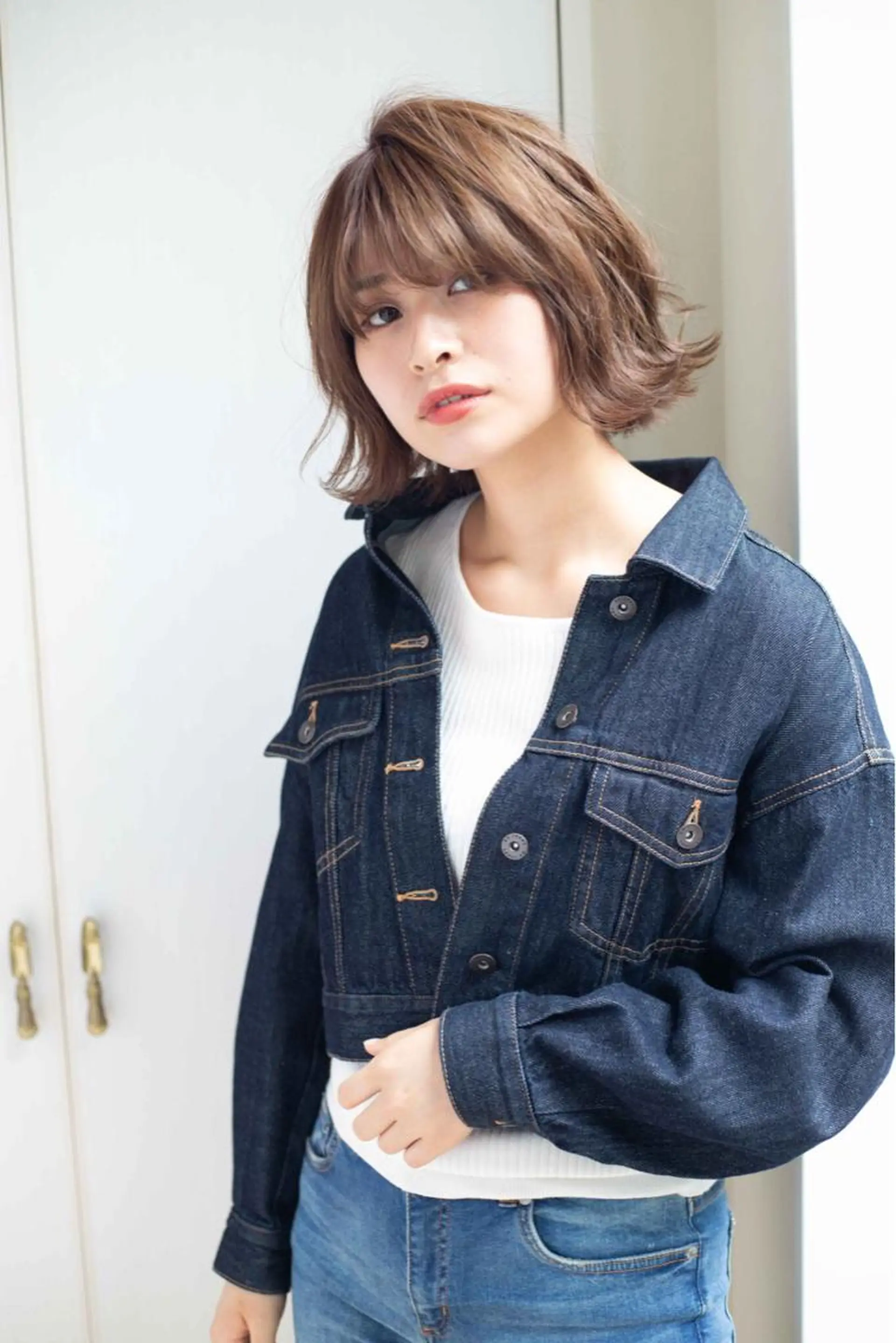 ミディアム 髪質改善縮毛矯正 リピートNo.1米倉のヘアスタイル