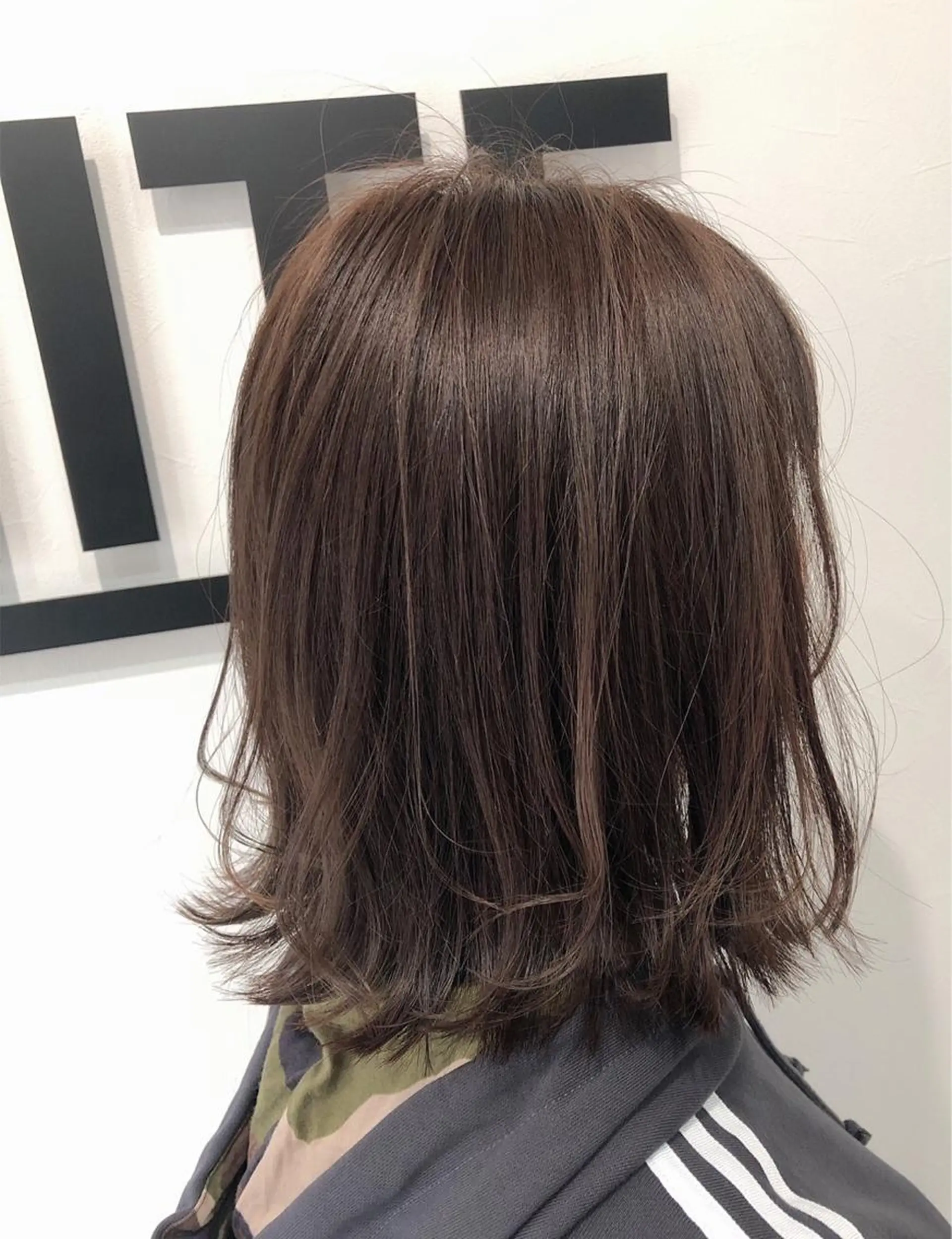 ミディアム 渋谷/ハッシュ レイヤーカット/会田のヘアスタイル