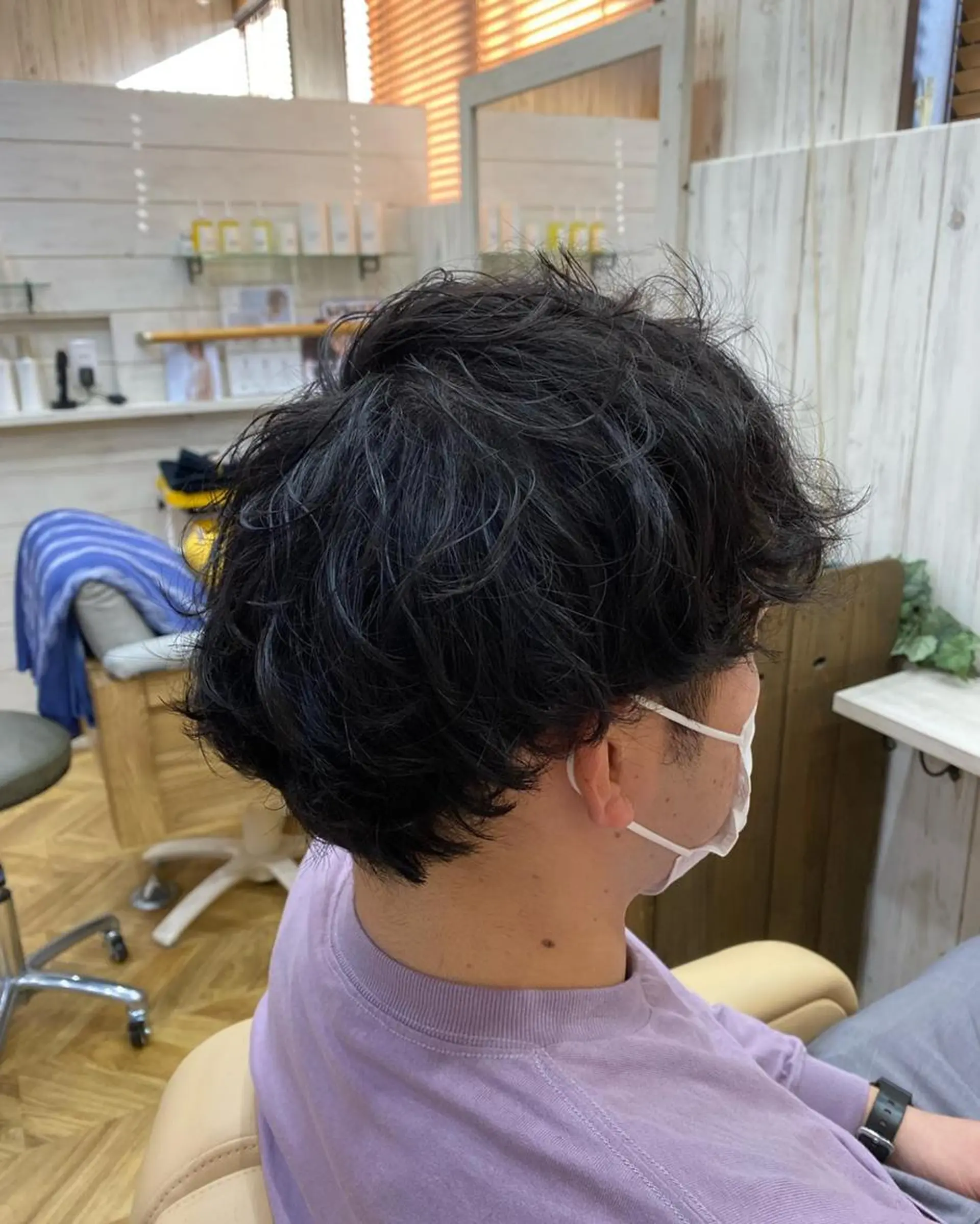 カラー パーマ ヘアアレンジ メンズ キッズ ネイル マツエク・マツパ センターパート マッシュ メンズパーマ メンズショート メンズベリーショート Saffyハリウッド トリートメント◎のヘアスタイル