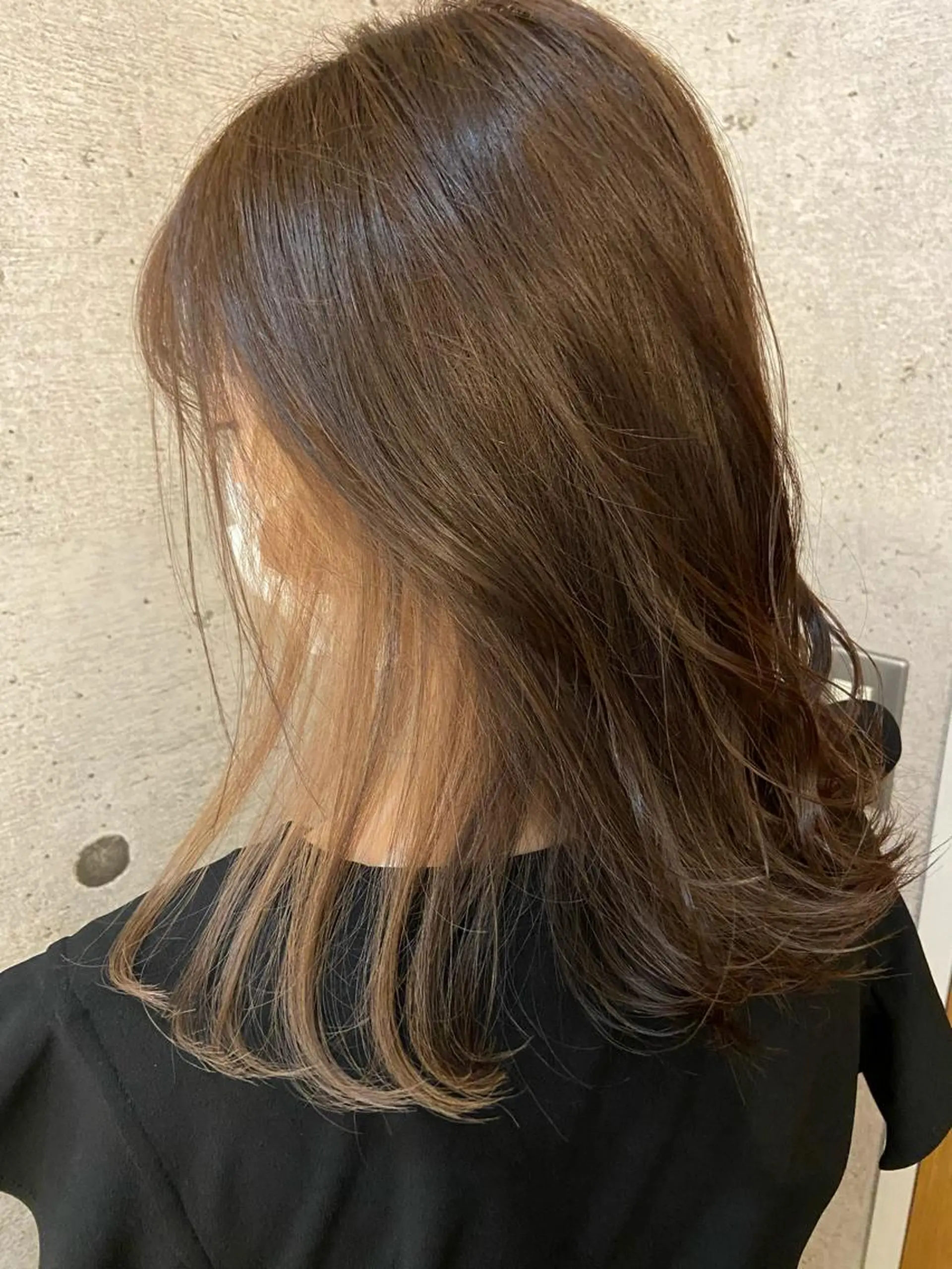 カラー ベージュカラー ブリーチ ミルクティーベージュ ✨髪質改善✨ 松田 愛莉のヘアスタイル