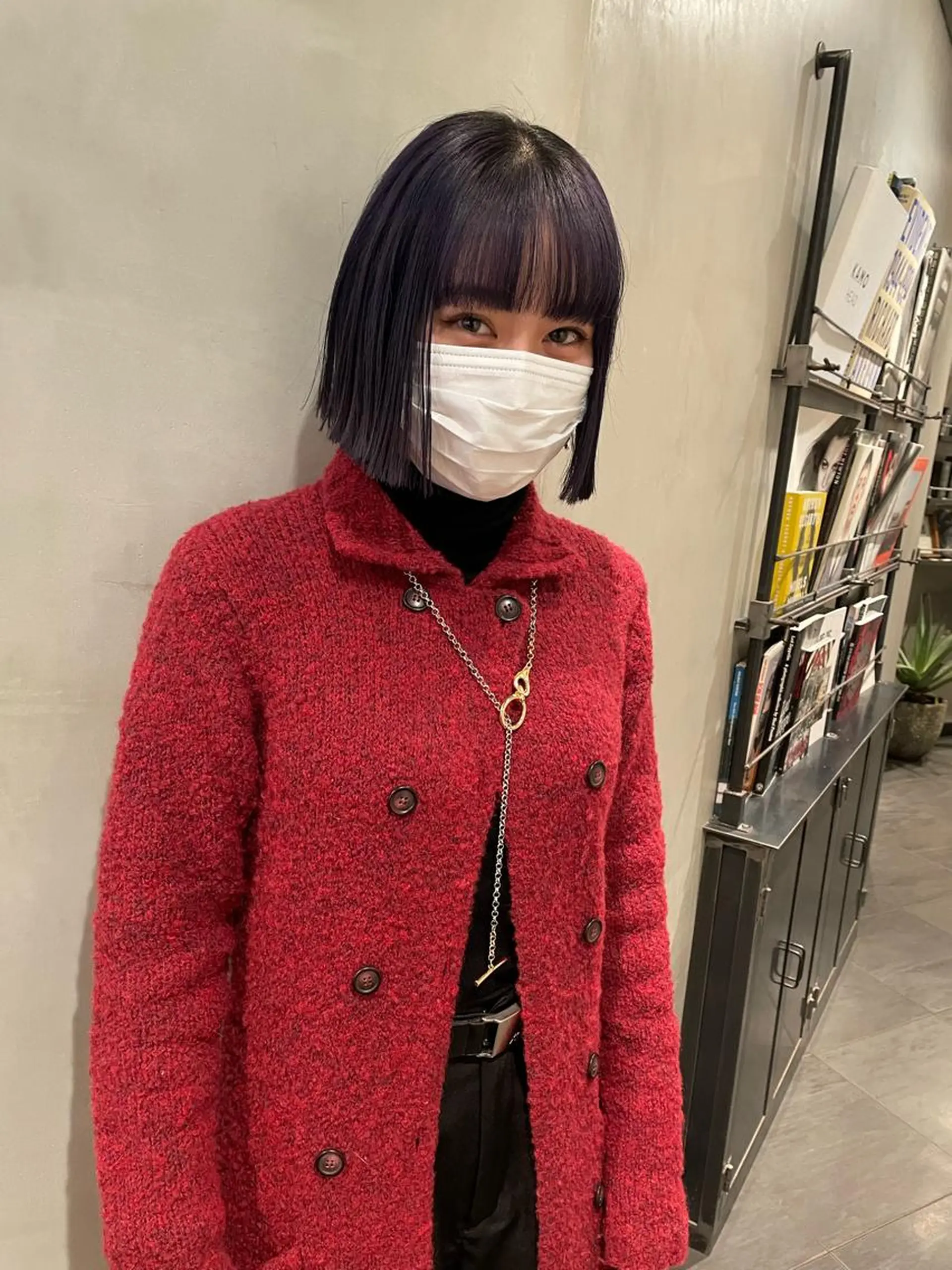 ショート カラー カット ヘアカラー 優 作のヘアスタイル