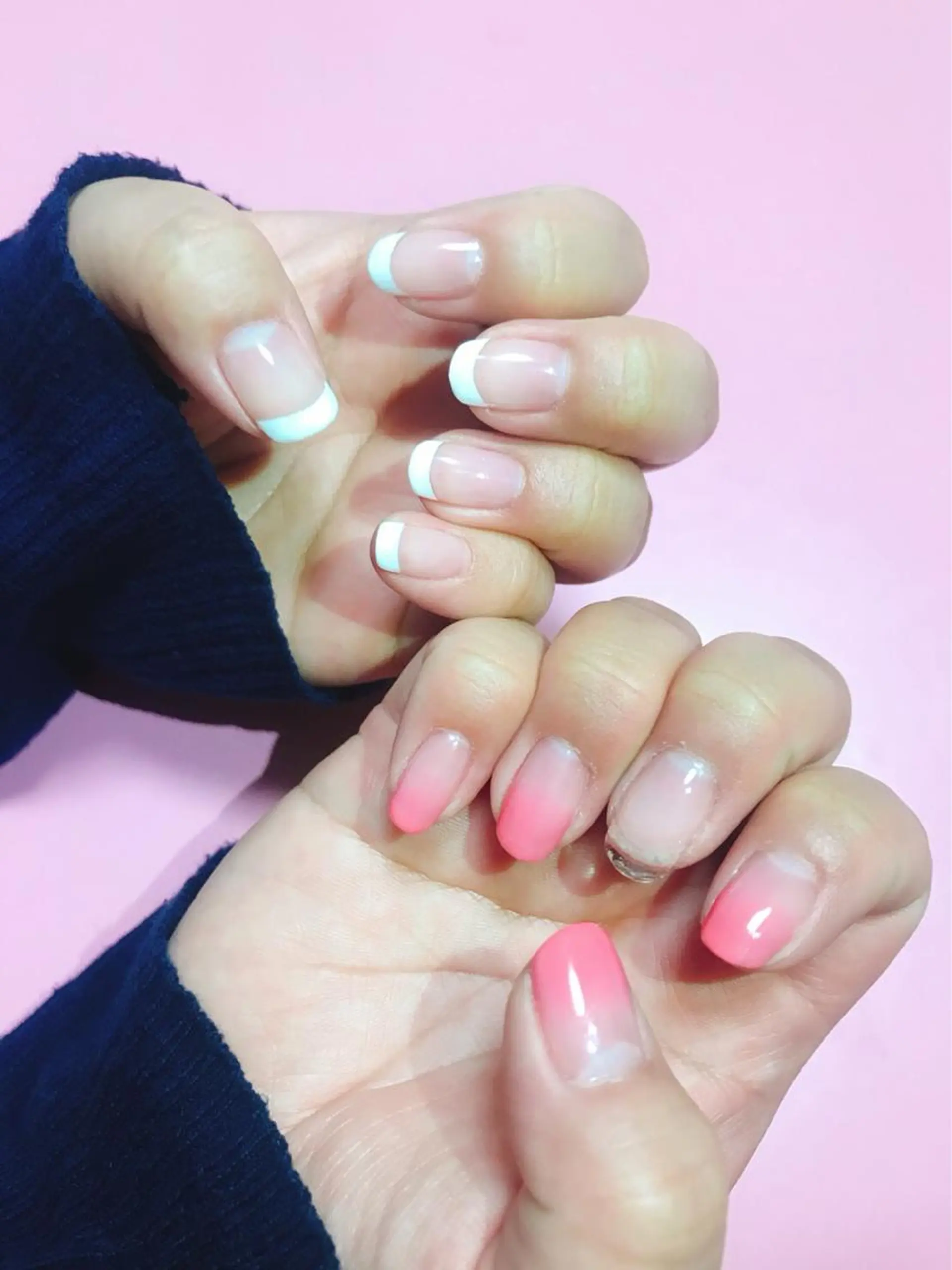ネイル フレンチネイル グラデーション Era nailのネイルデザイン