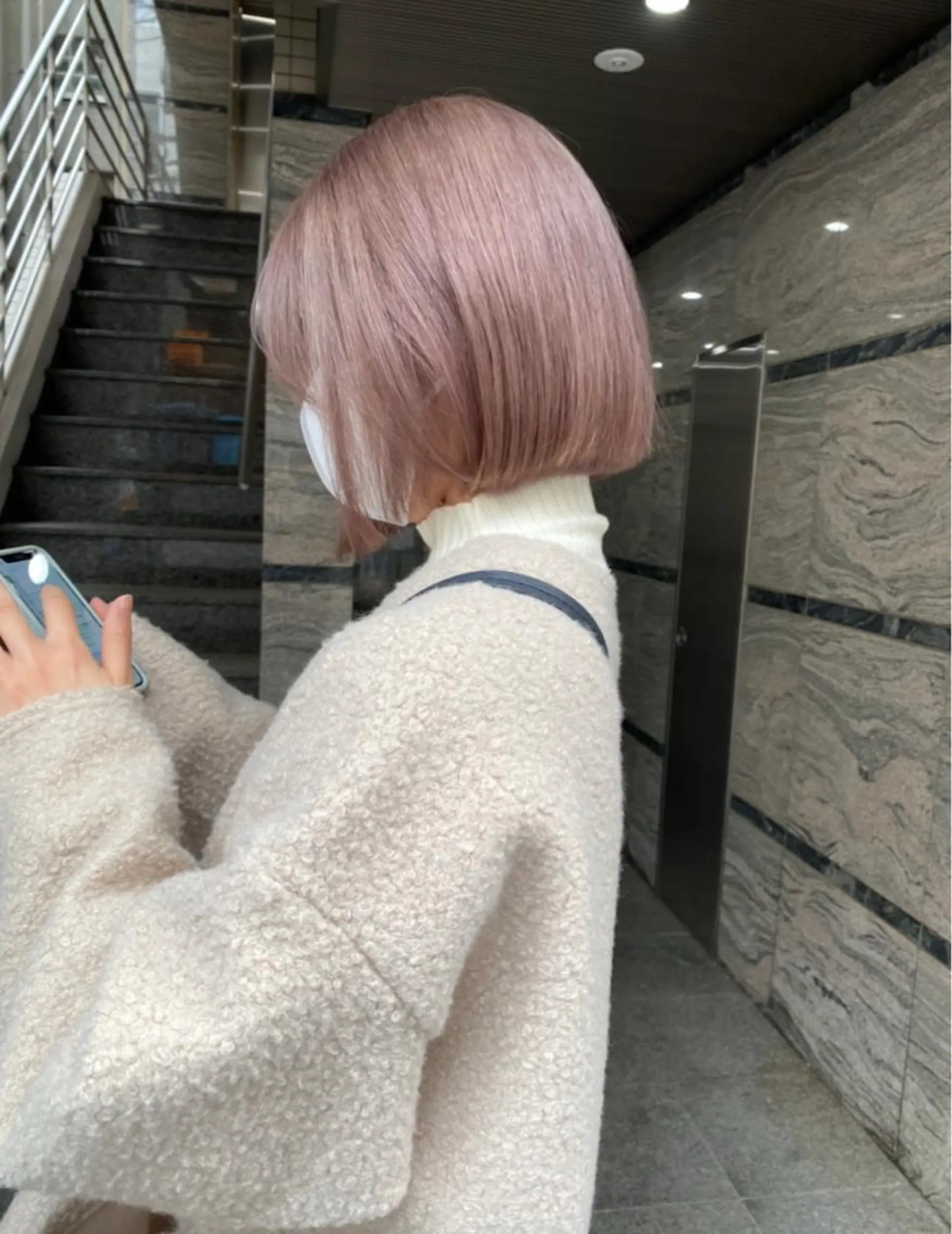 ミディアム SALOWIN下北No.R店所属・୨୧柔らかいカラー nozomi ୨୧のヘアスタイル