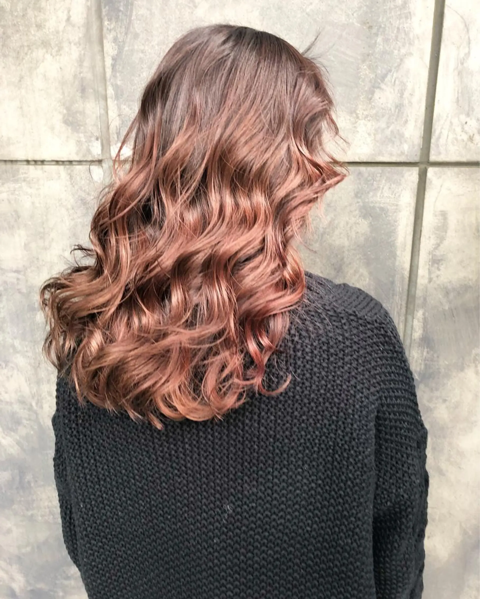 ロング カラー グラデーションカラー ピンクカラー シアーピンク レイヤーカット BLend 渋谷のヘアスタイル